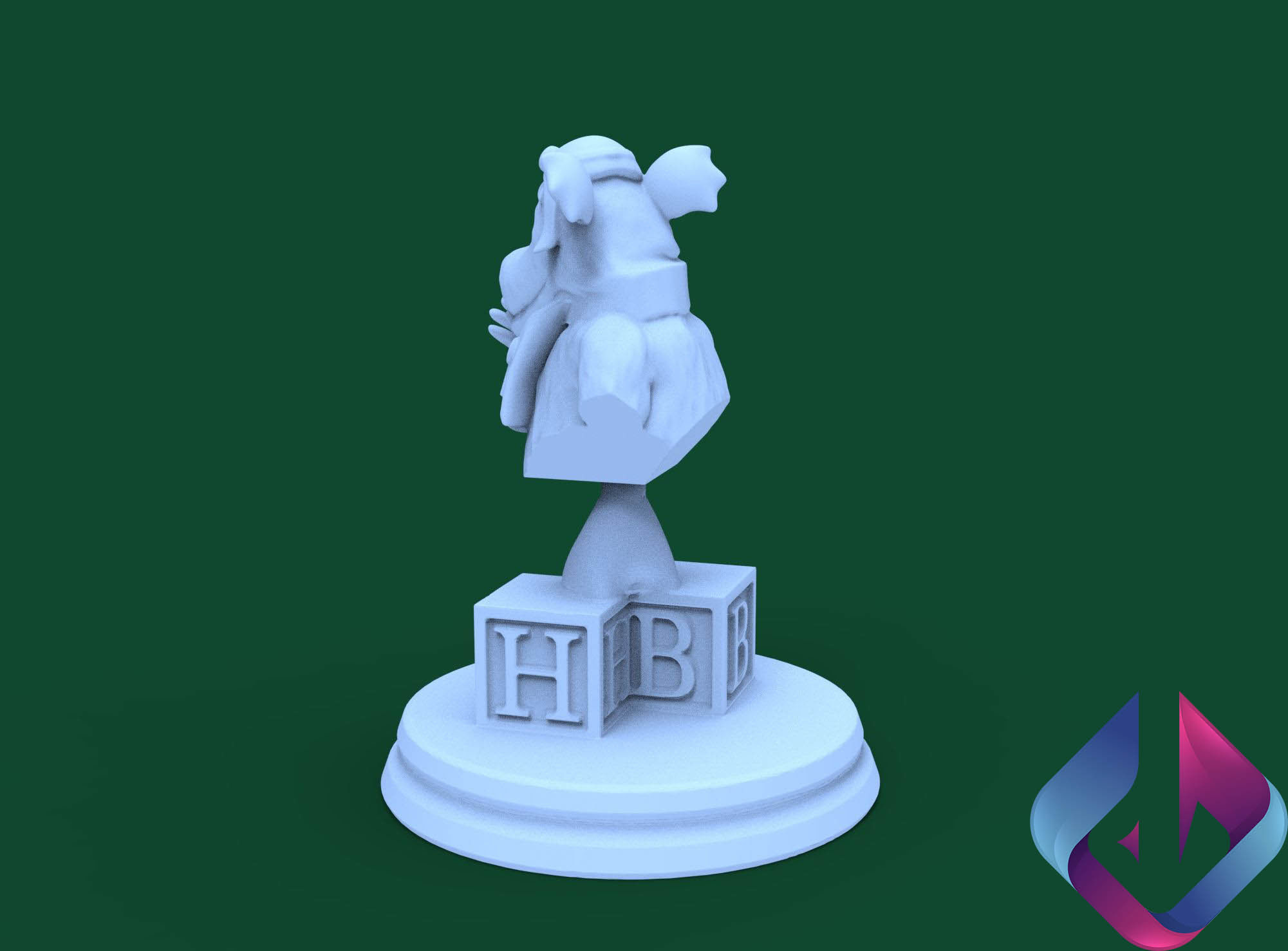 Mutley for 3d printing 3D model_8