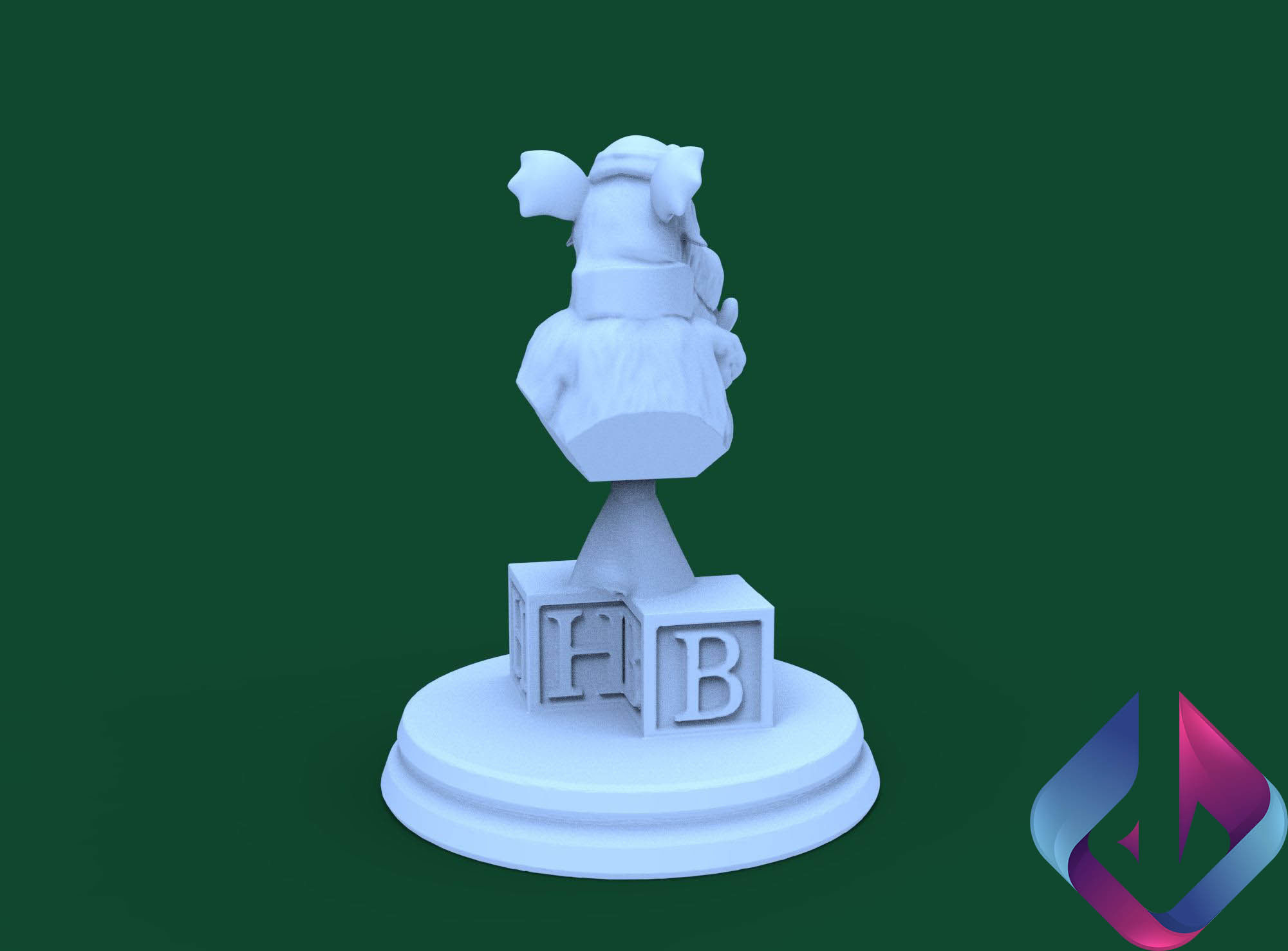 Mutley for 3d printing 3D model_7