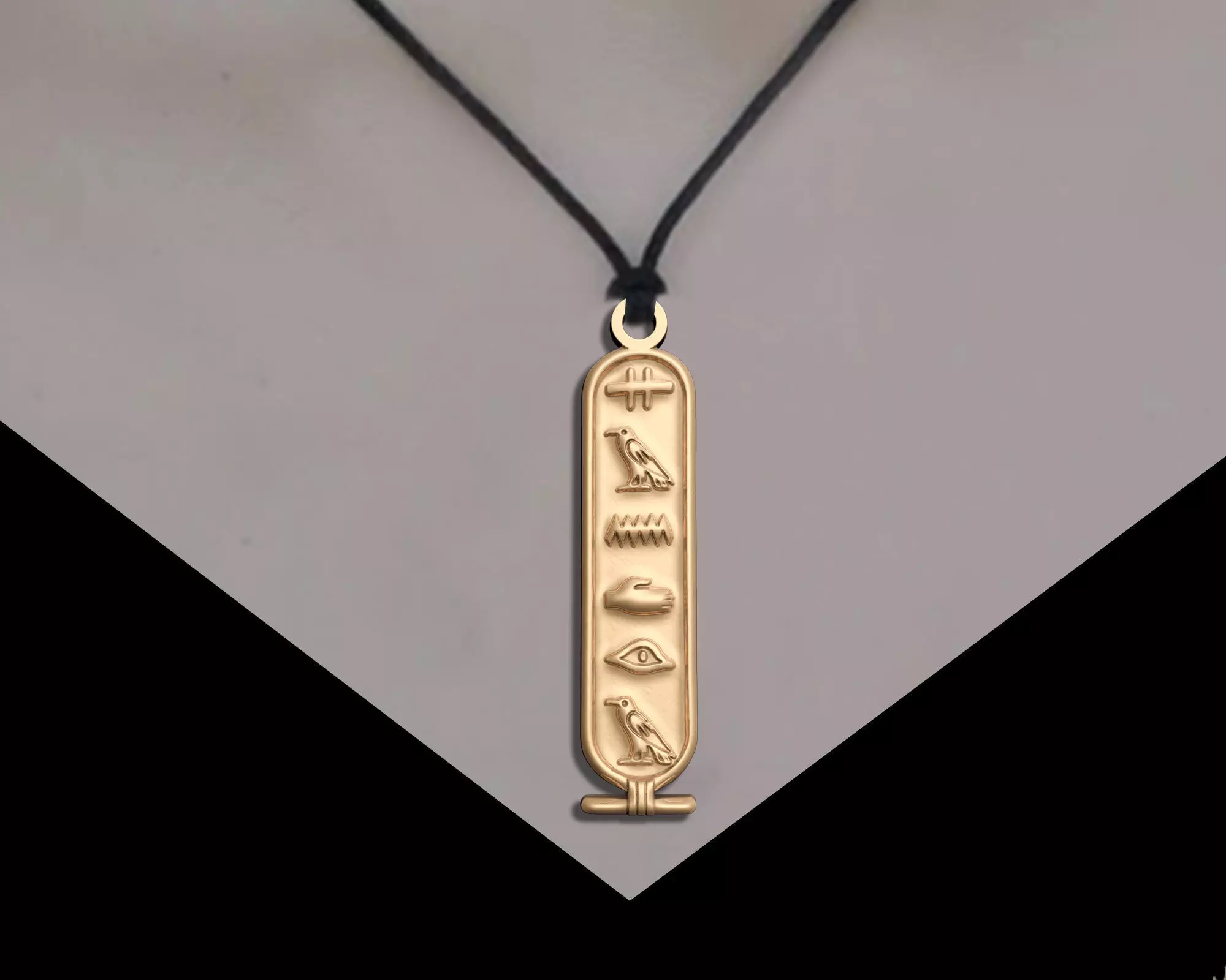 CARTOUCH ANCIENT PENDANT ARTIFACT PHARAONIC EGYPTION 3D print model