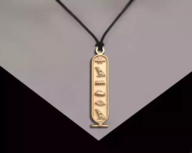 CARTOUCH ANCIENT PENDANT ARTIFACT PHARAONIC EGYPTION