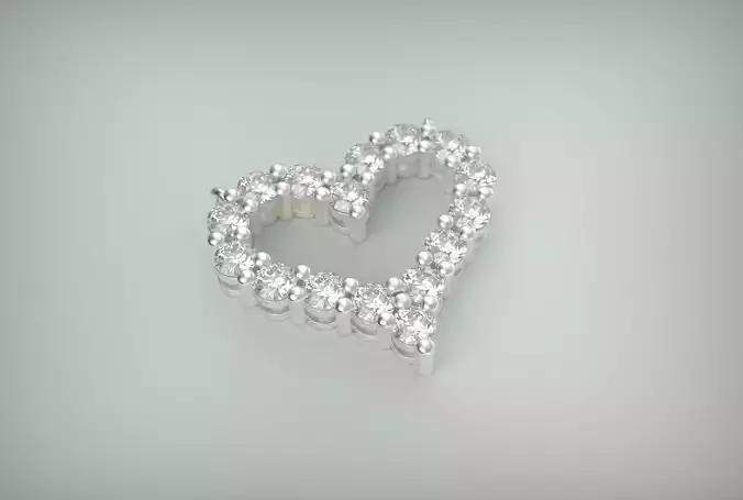 Silver Heart Pendant 