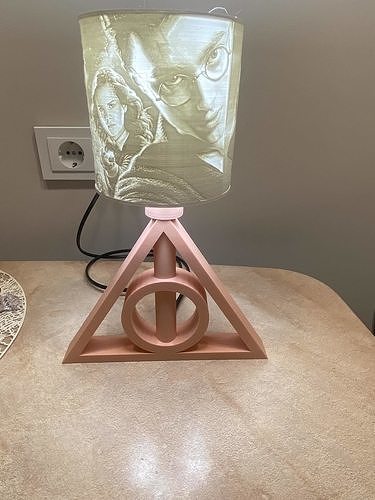 Harry Potter lithophane lamp commercial use license 3D print model
