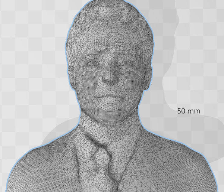 Luis Miguel  face or bust 3D print model_3