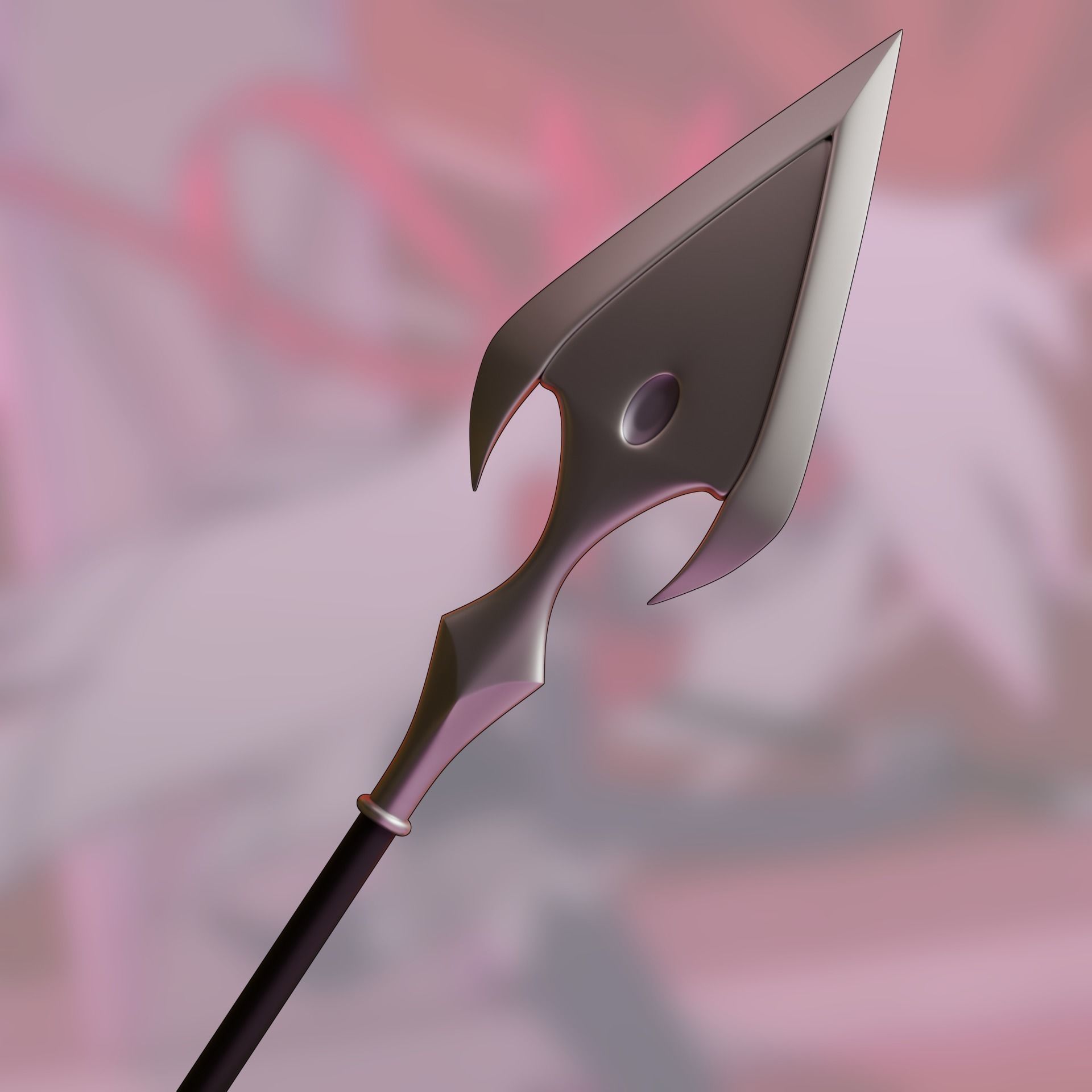 HAZBIN HOTEL ANGEL HELMET SPEAR VAGGIE 3D print model_5