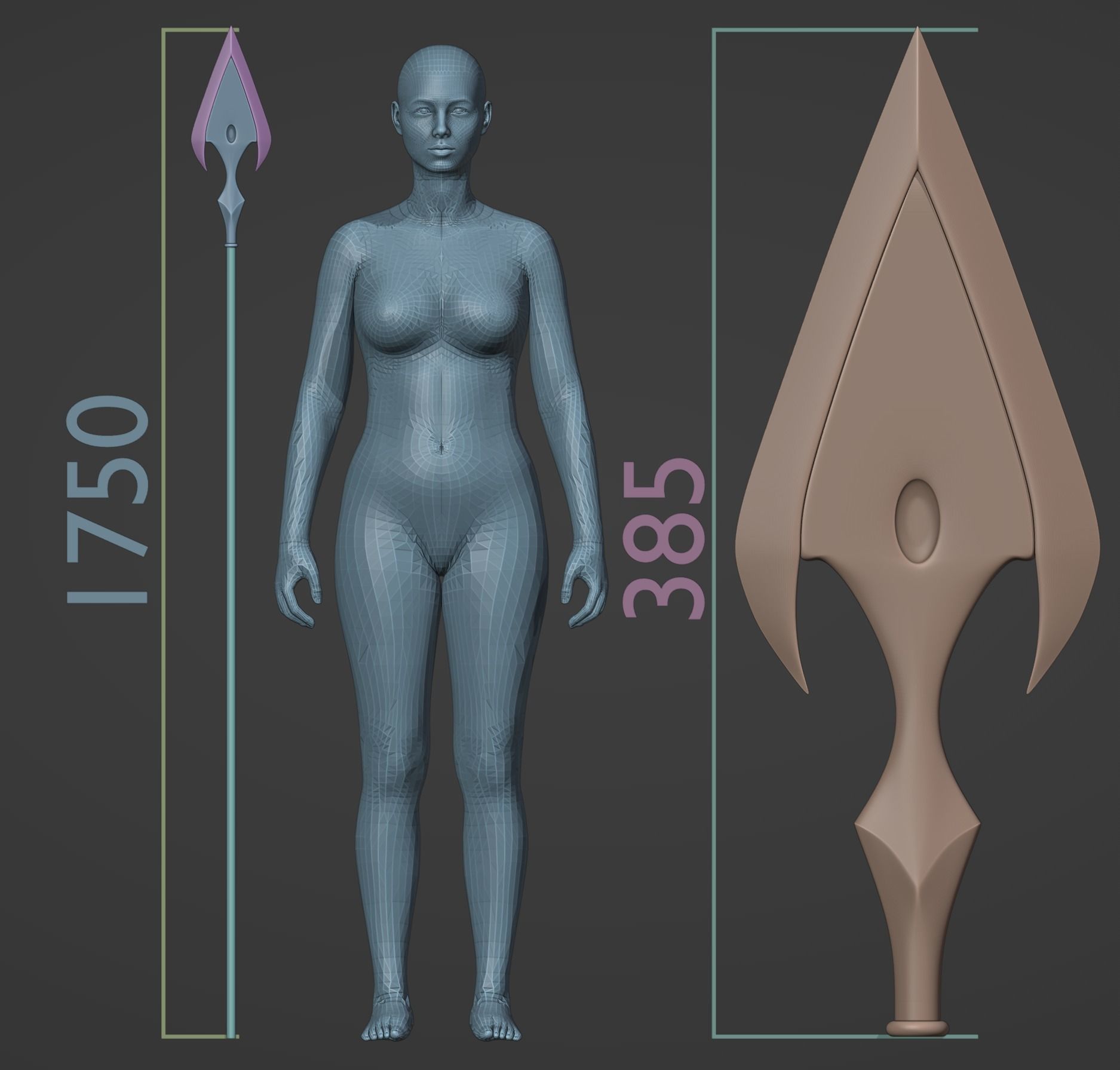 HAZBIN HOTEL ANGEL HELMET SPEAR VAGGIE 3D print model_10