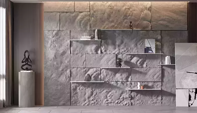 Stone Wall Modern Background