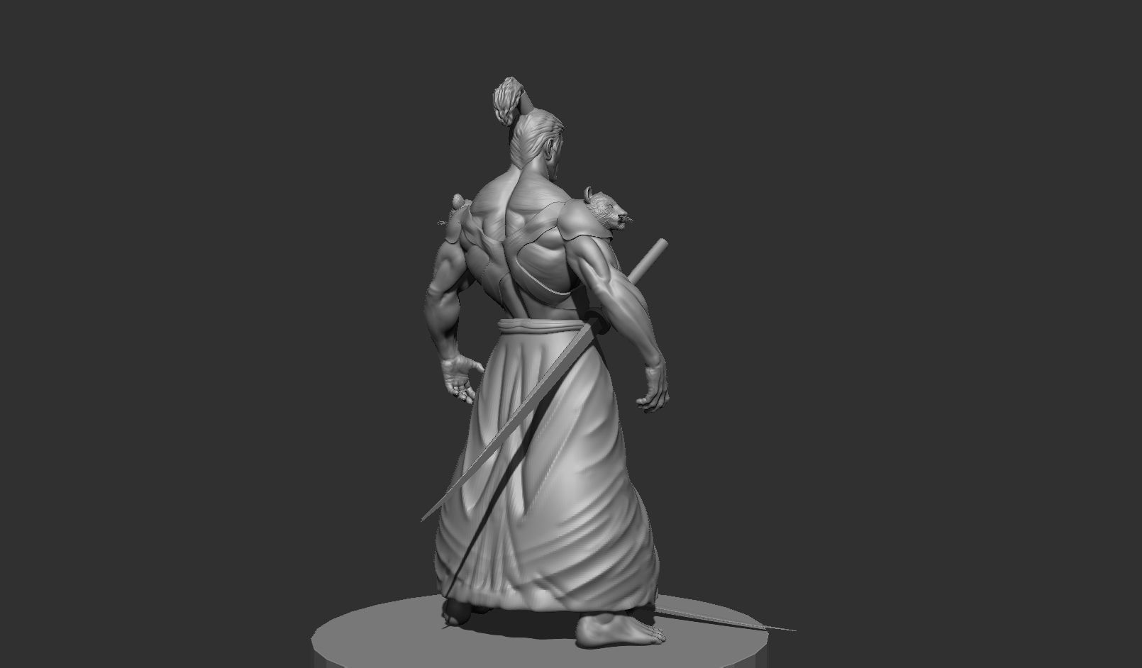 Samurai 3D print model 3D print model_2