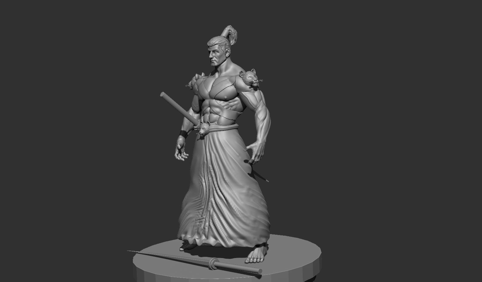 Samurai 3D print model 3D print model_1