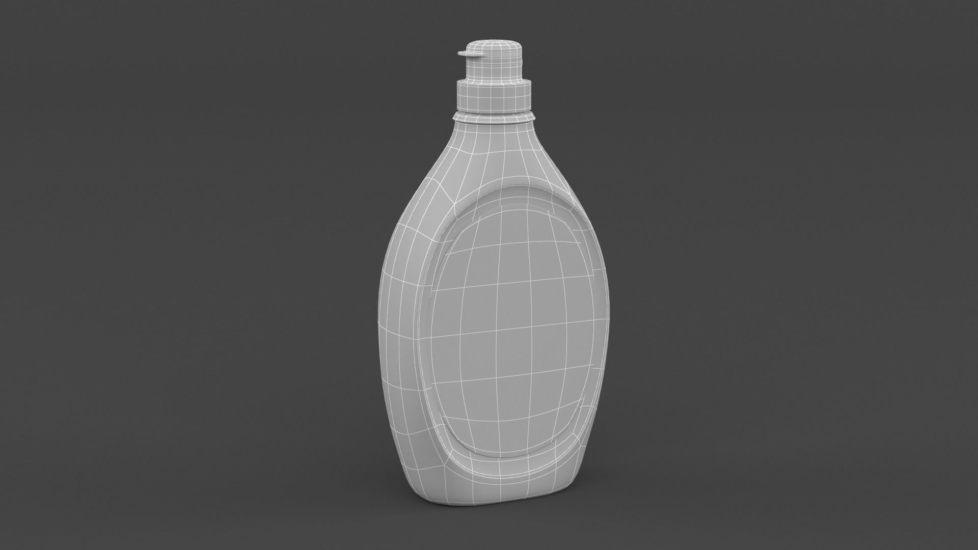 Syrup Bottle 3D model_11