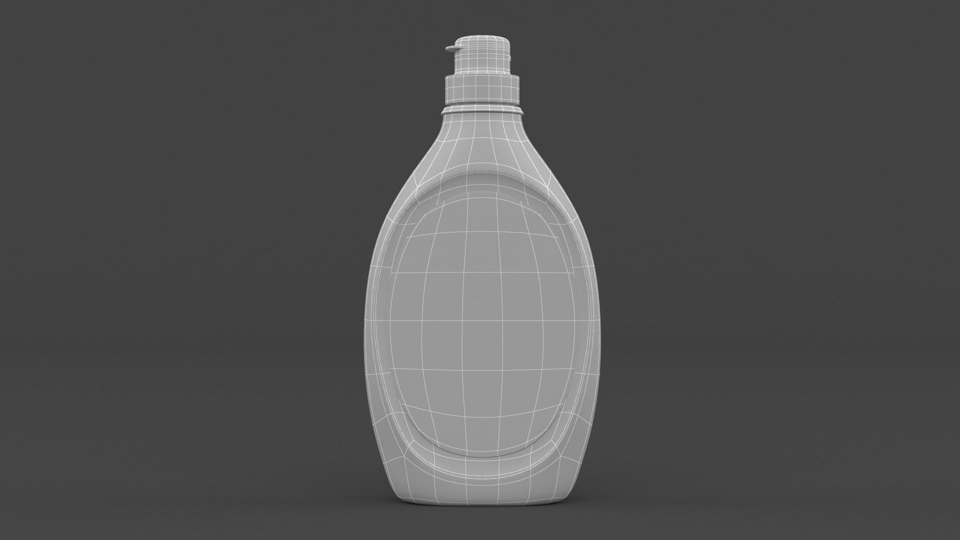 Syrup Bottle 3D model_9