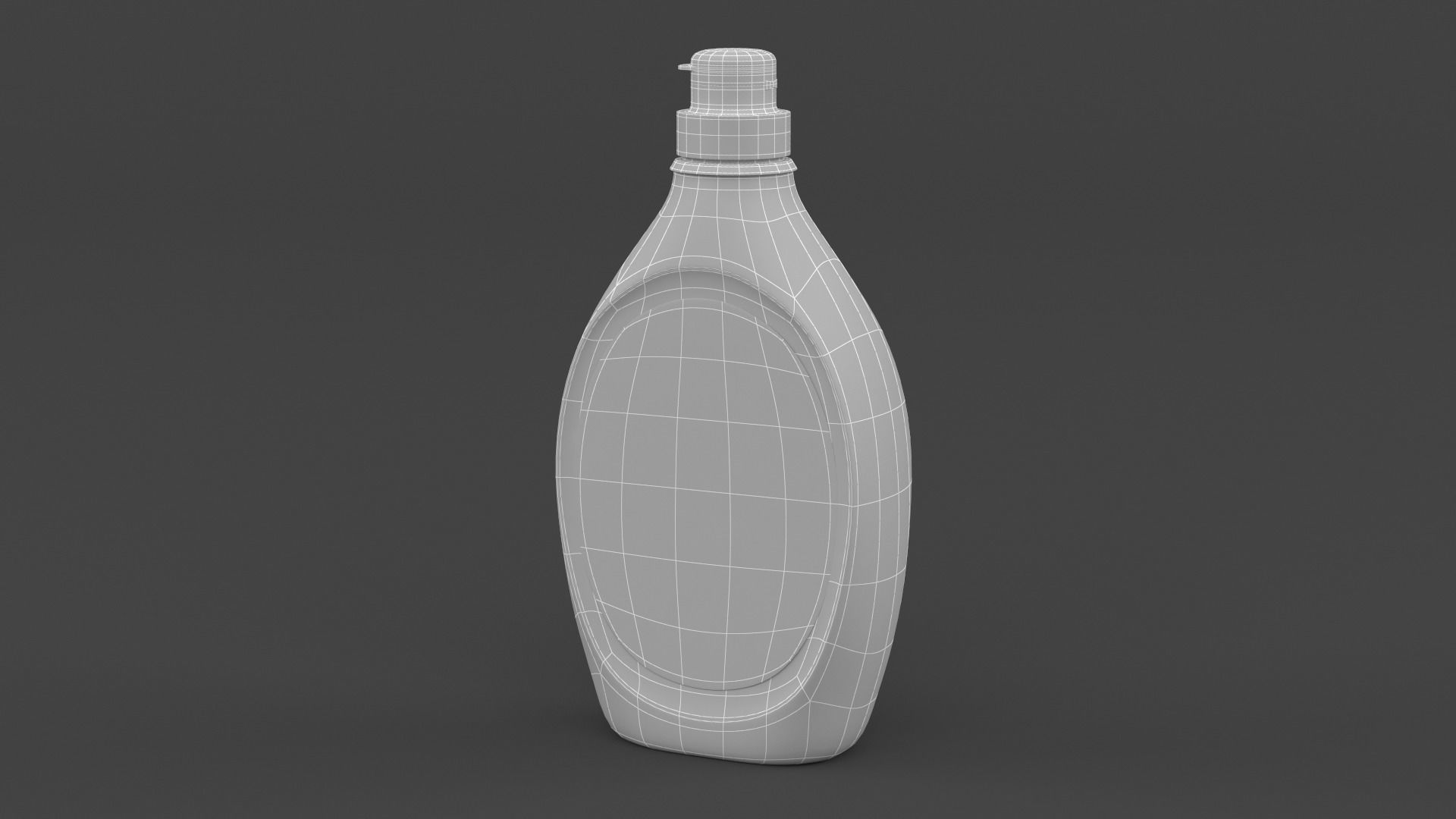 Syrup Bottle 3D model_8