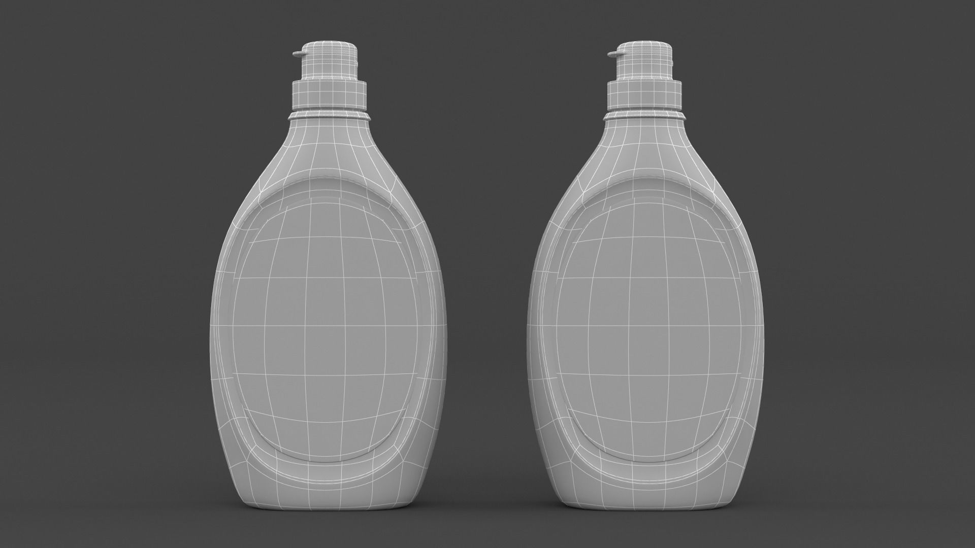 Syrup Bottle 3D model_7