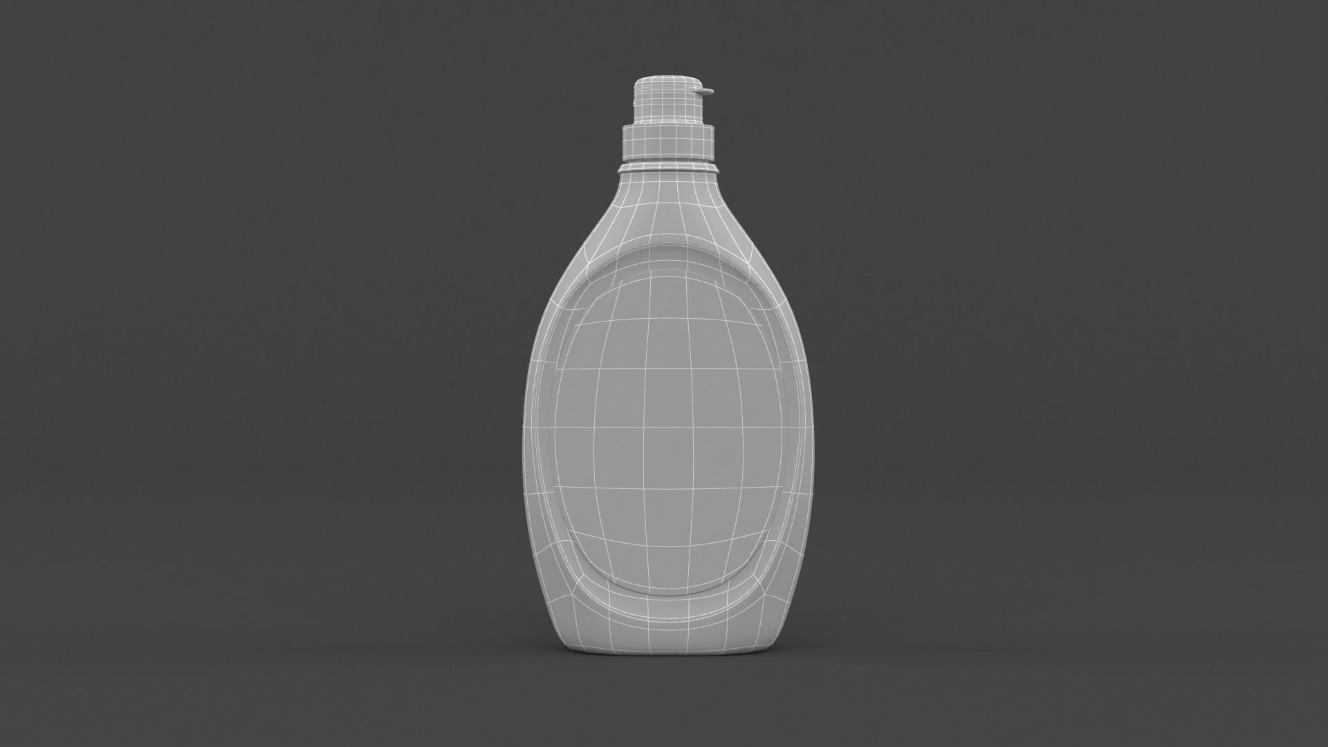 Syrup Bottle 3D model_12