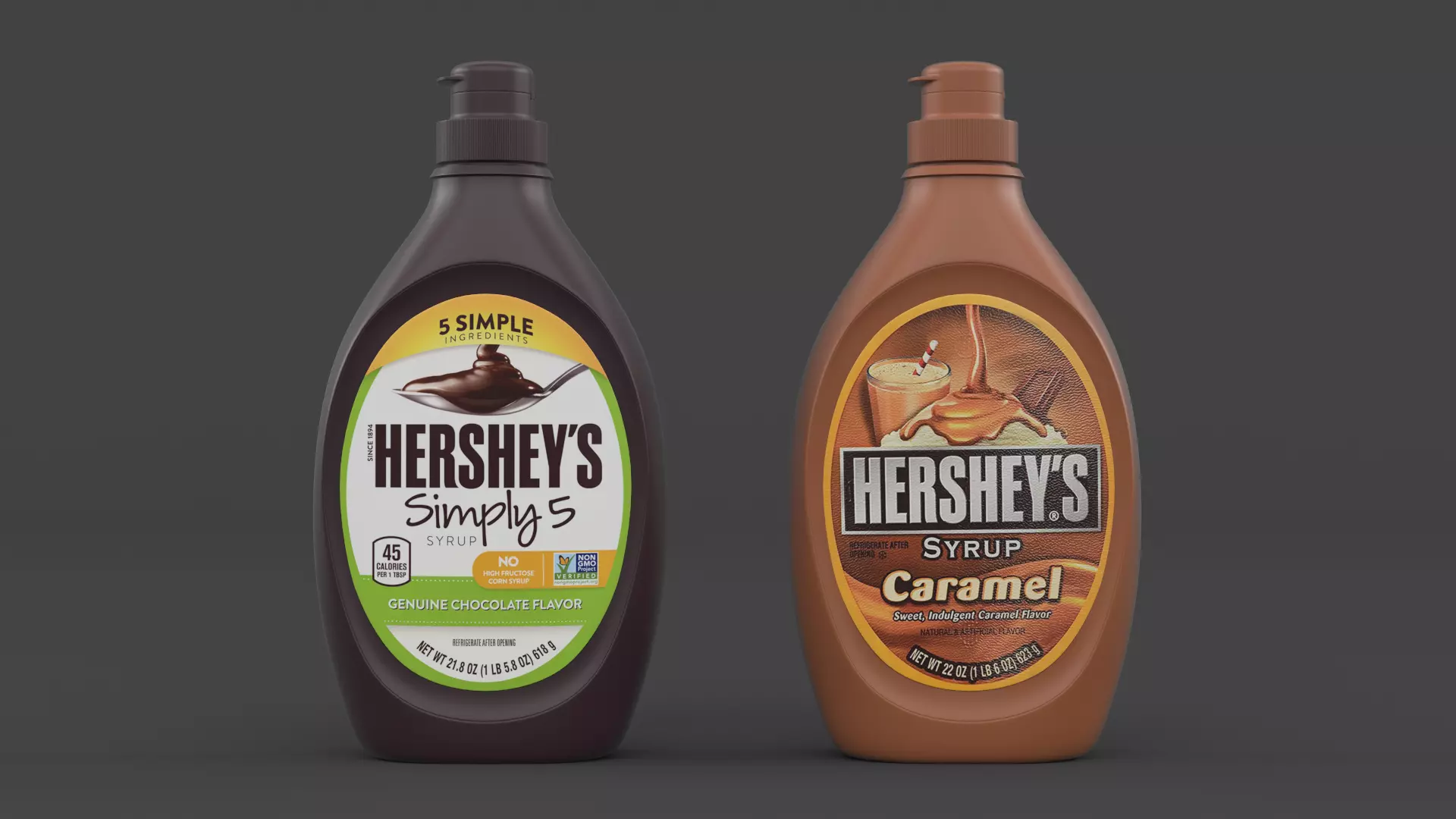 Syrup Bottle 3D model_0