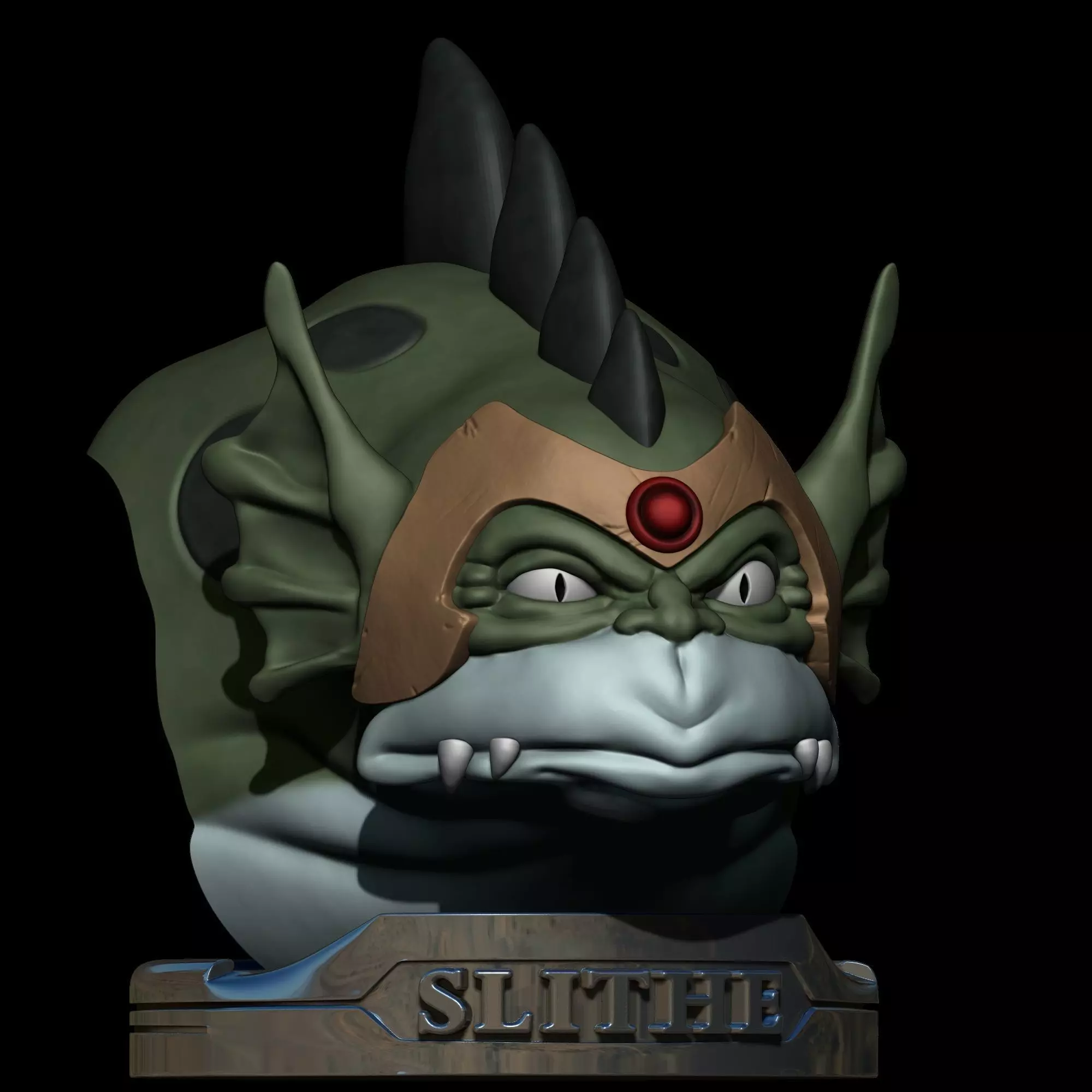 Slither Reptilio Busts Mutants Thundercats STL3d printing 3D print model