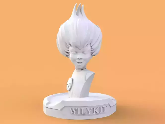 Wilykit Bust Lunatacs Thundercats STL CG Pyro STL 3d printing 3D print model