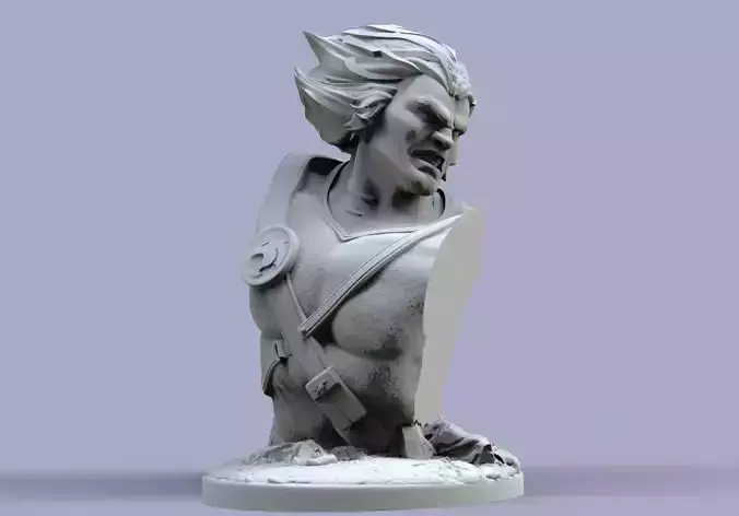 Bengali Slithe Bust Lunatacs Thundercats STL STL 3d printing 3D print model