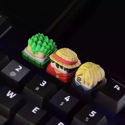 Nakamas Vol I keycaps - Mechanical Keyboard 3D print model