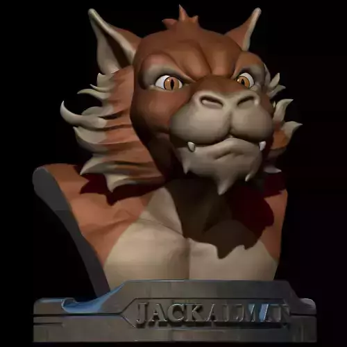 Jackalman Mutants Thundercats STL CG Pyro STL 3d printing 3D print model