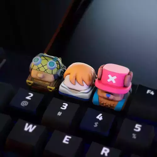 Nakamas Vol II keycaps - Mechanical Keyboard 3D print model