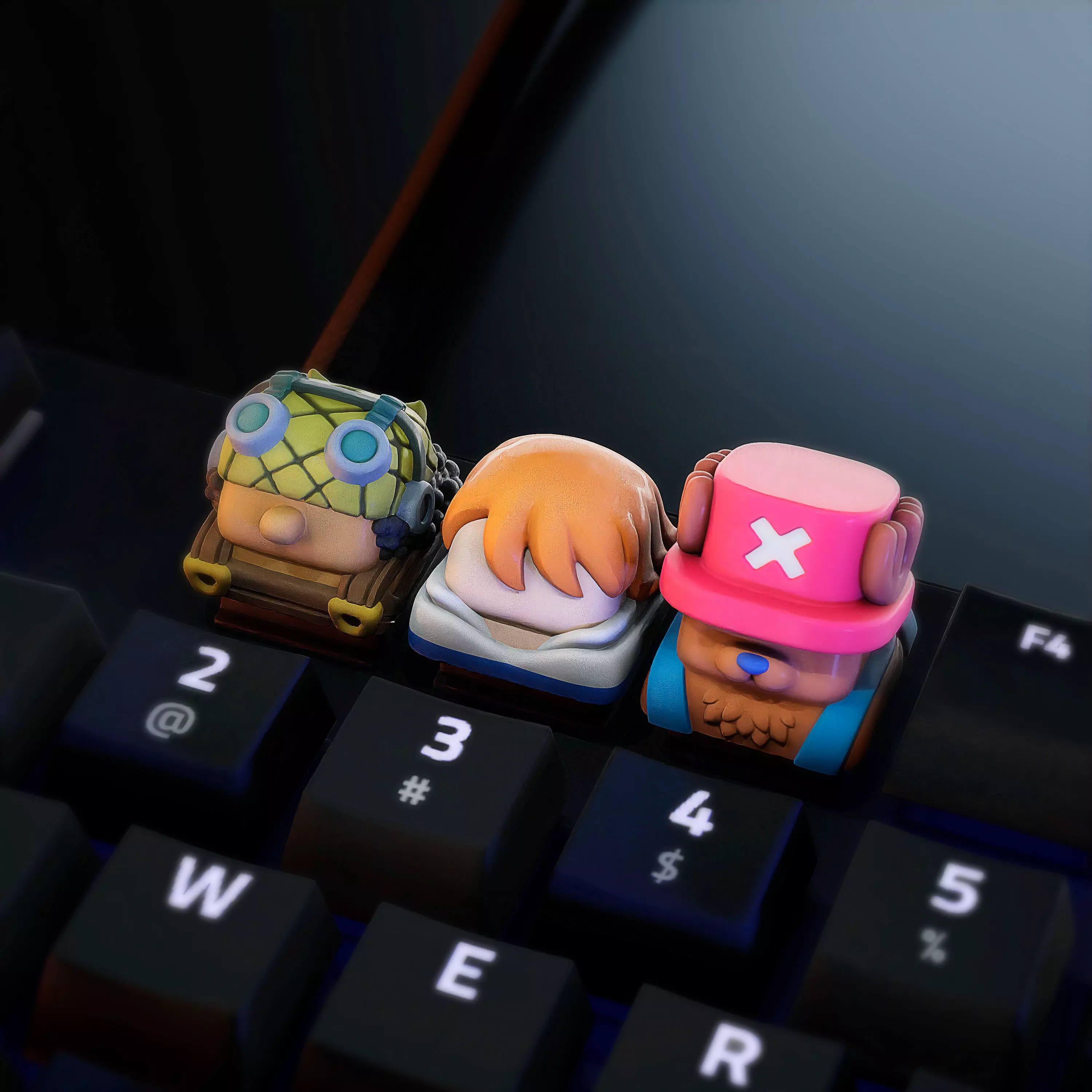 Nakamas Vol II keycaps - Mechanical Keyboard 3D print model
