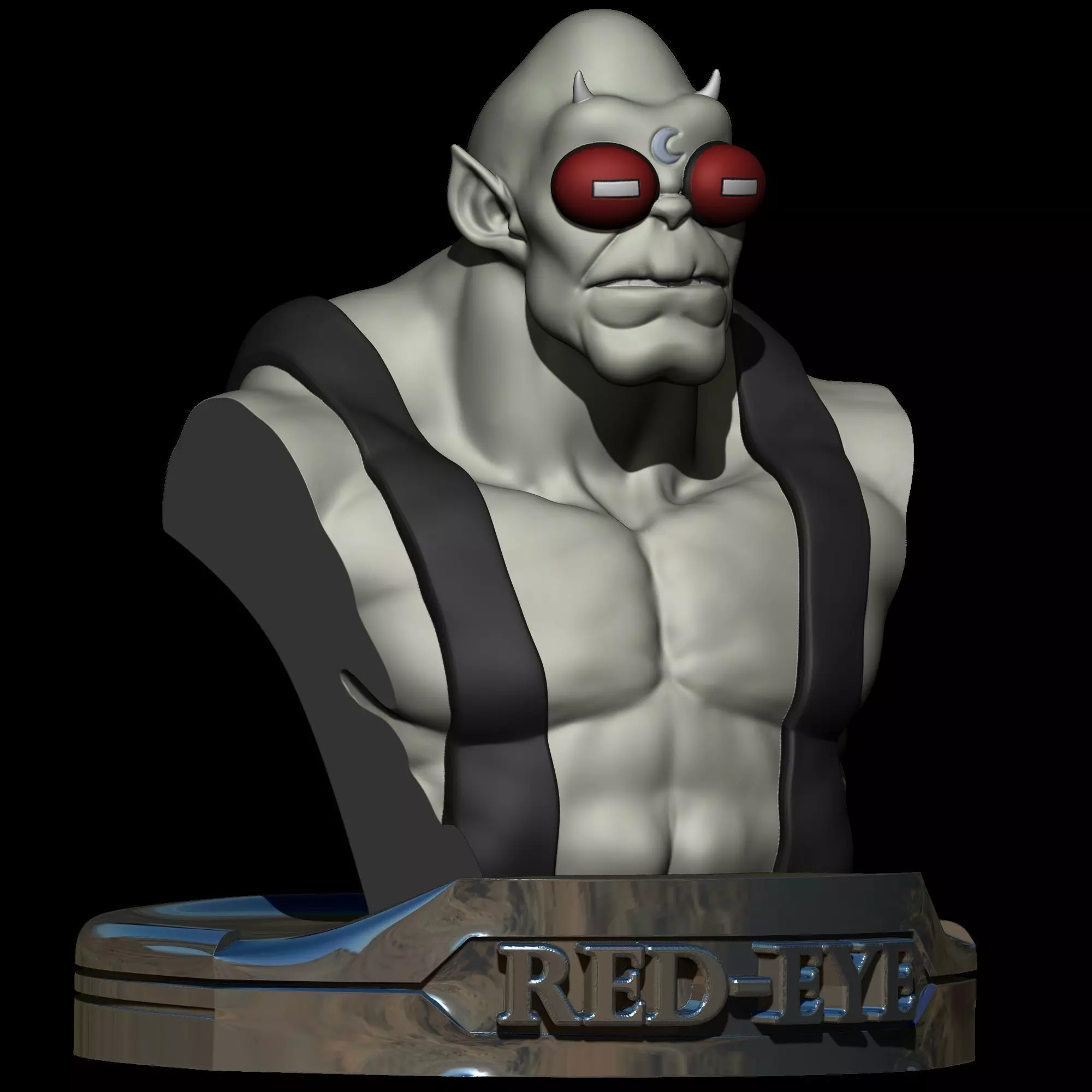 Red Eye Bust Lunatacs Thundercats STL 3d printing 3D print model