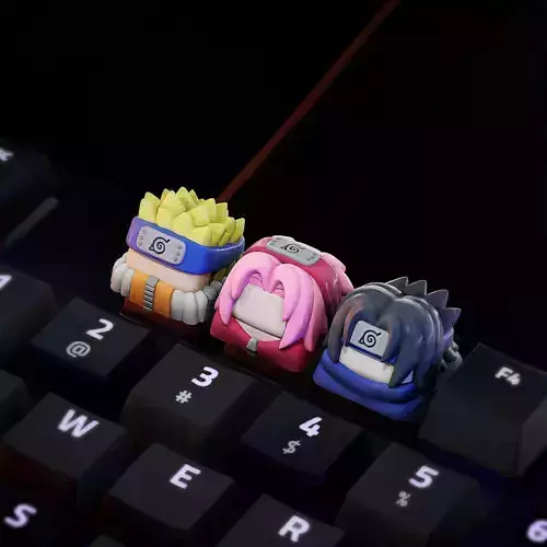 Naruto Starters Keycaps - Mechanical Keyboard 3D print model