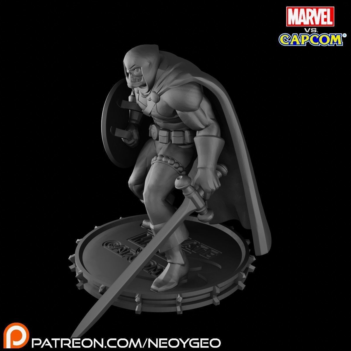 TASKMASTER - MARVEL VS CAPCOM 3 3D print model_2