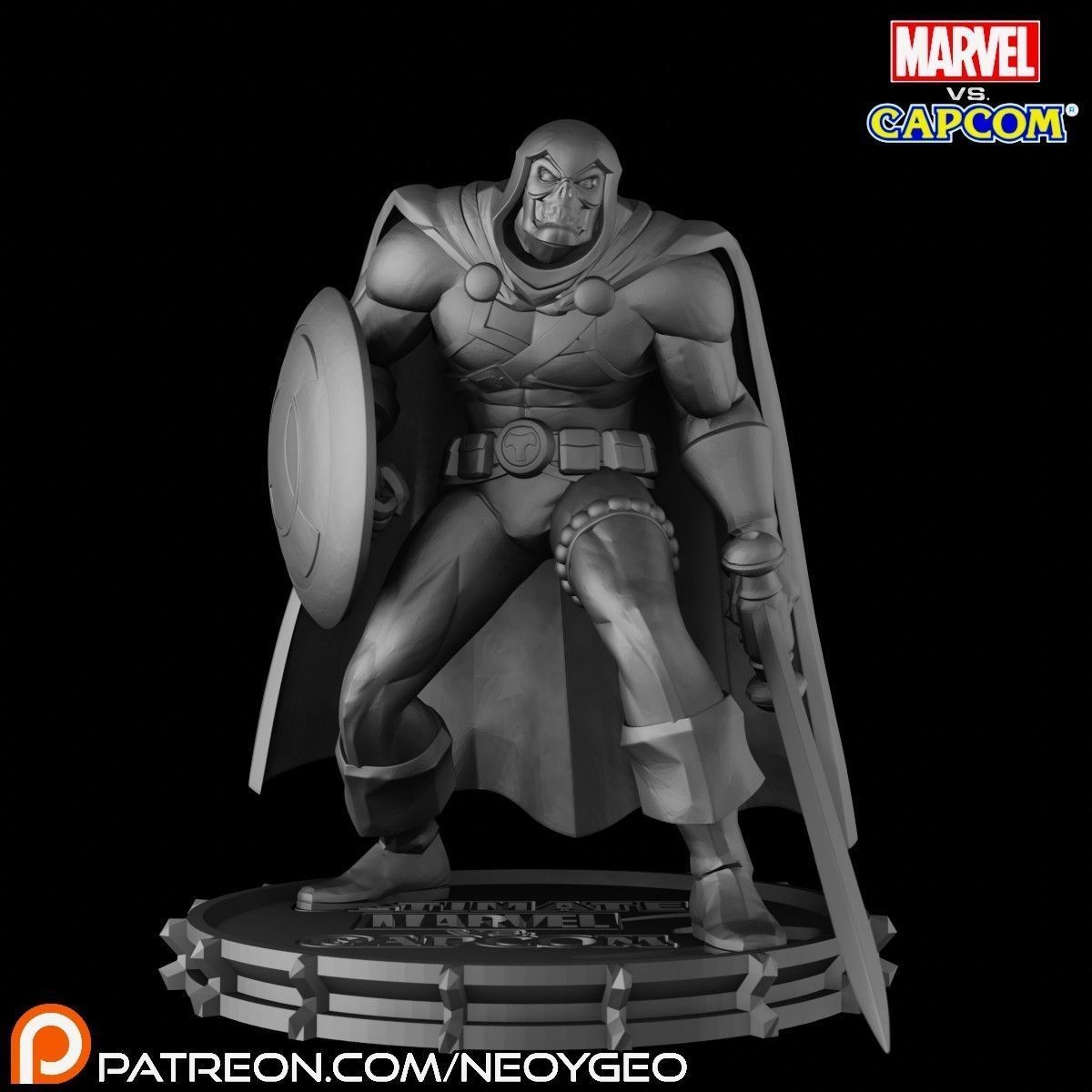 TASKMASTER - MARVEL VS CAPCOM 3 3D print model_1