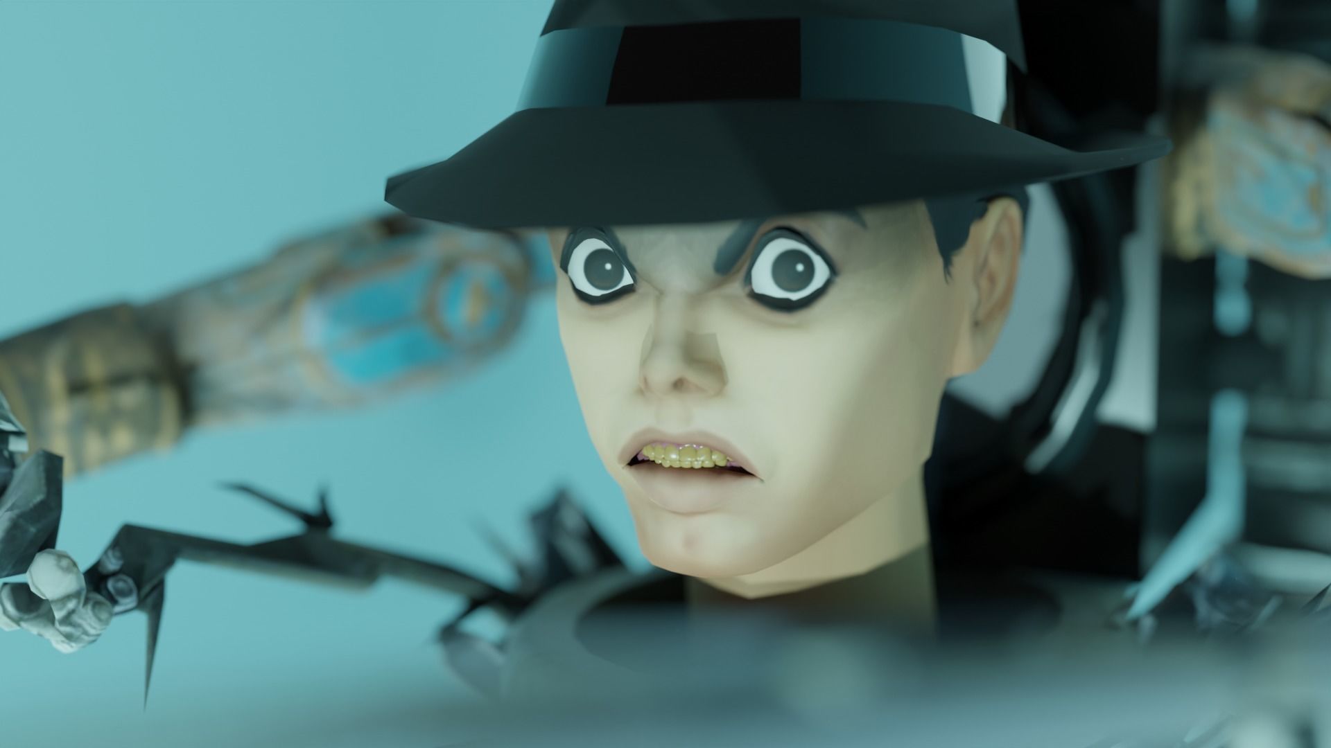 Skibidi toilet Toilet jackson 3D model_8