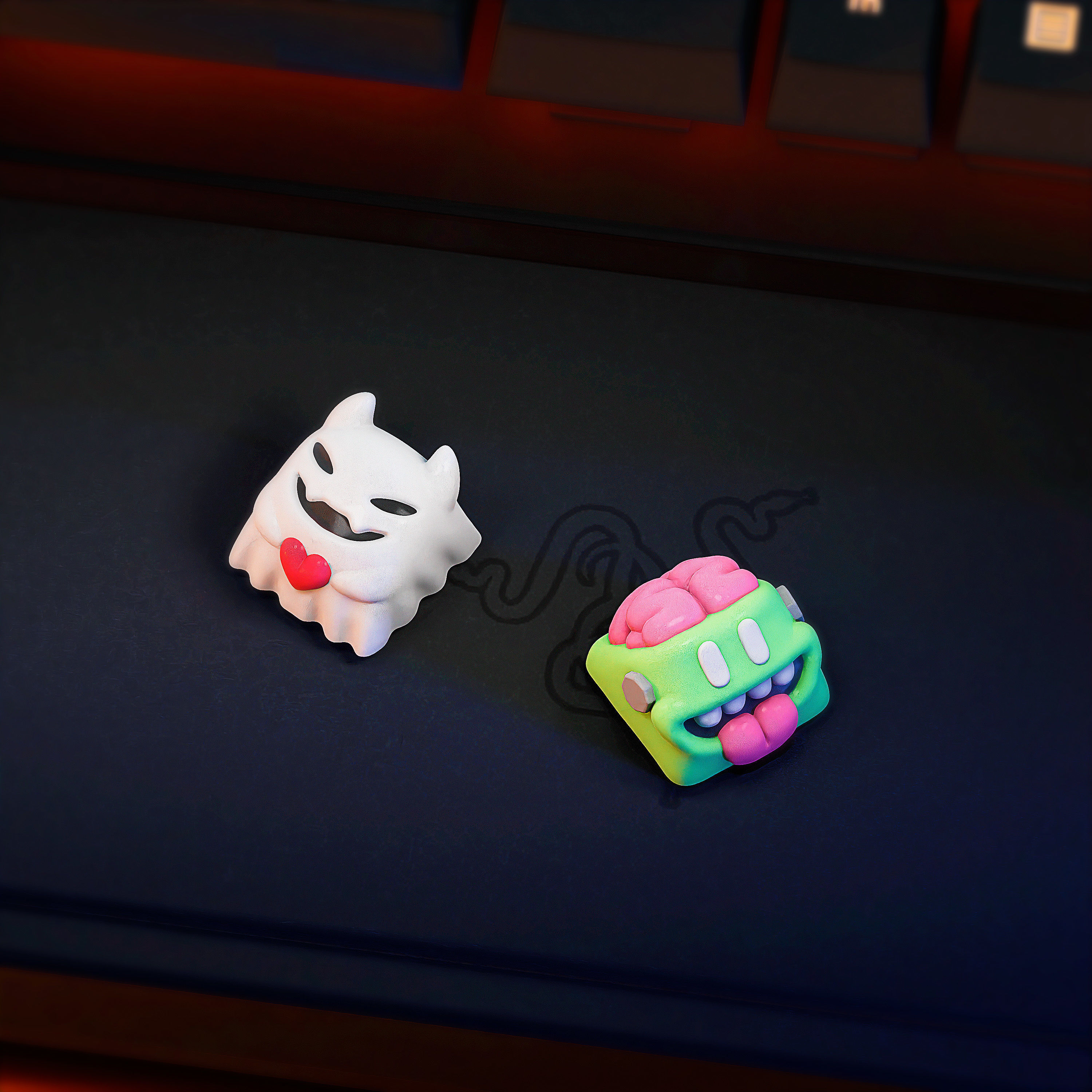 Kirby keycaps - Mechanical Keyboard 3D print model_11