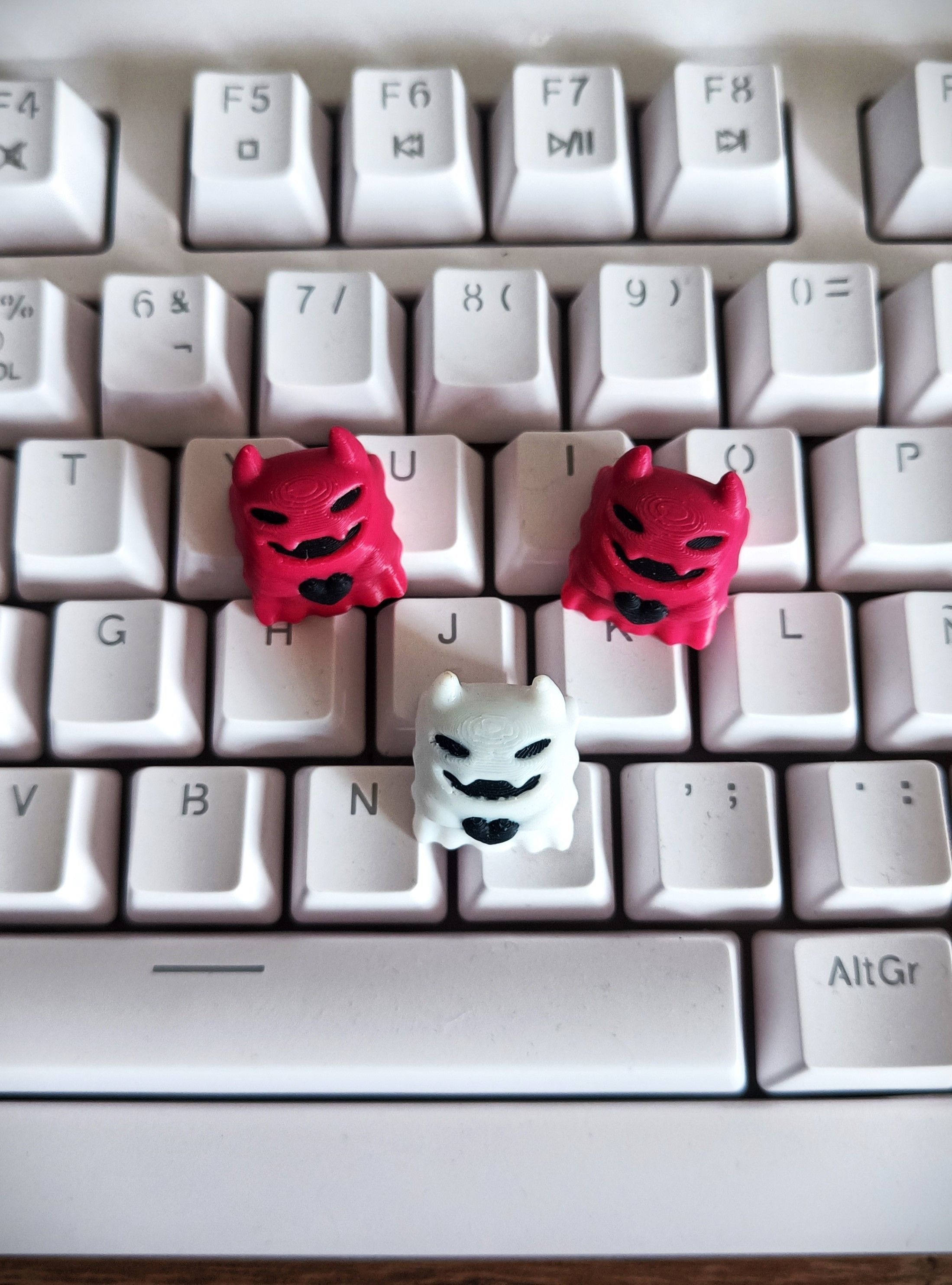 Kirby keycaps - Mechanical Keyboard 3D print model_18