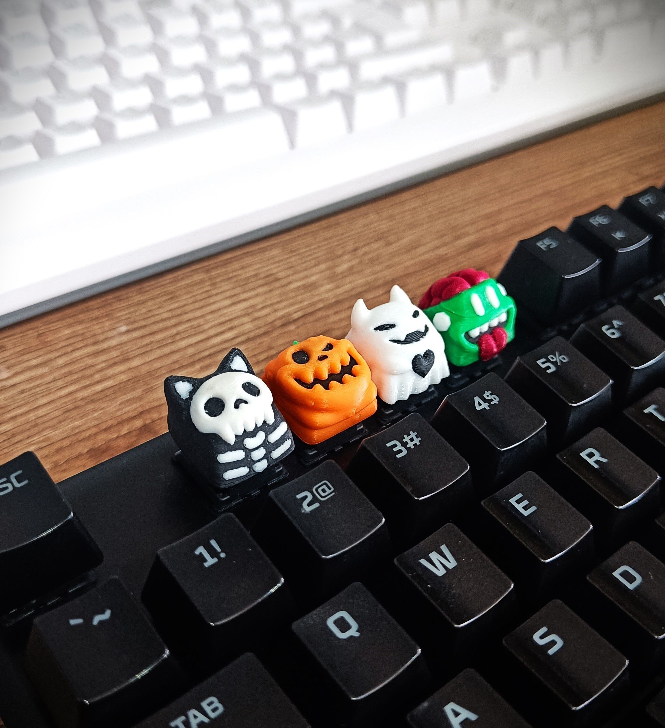 Kirby keycaps - Mechanical Keyboard 3D print model_16