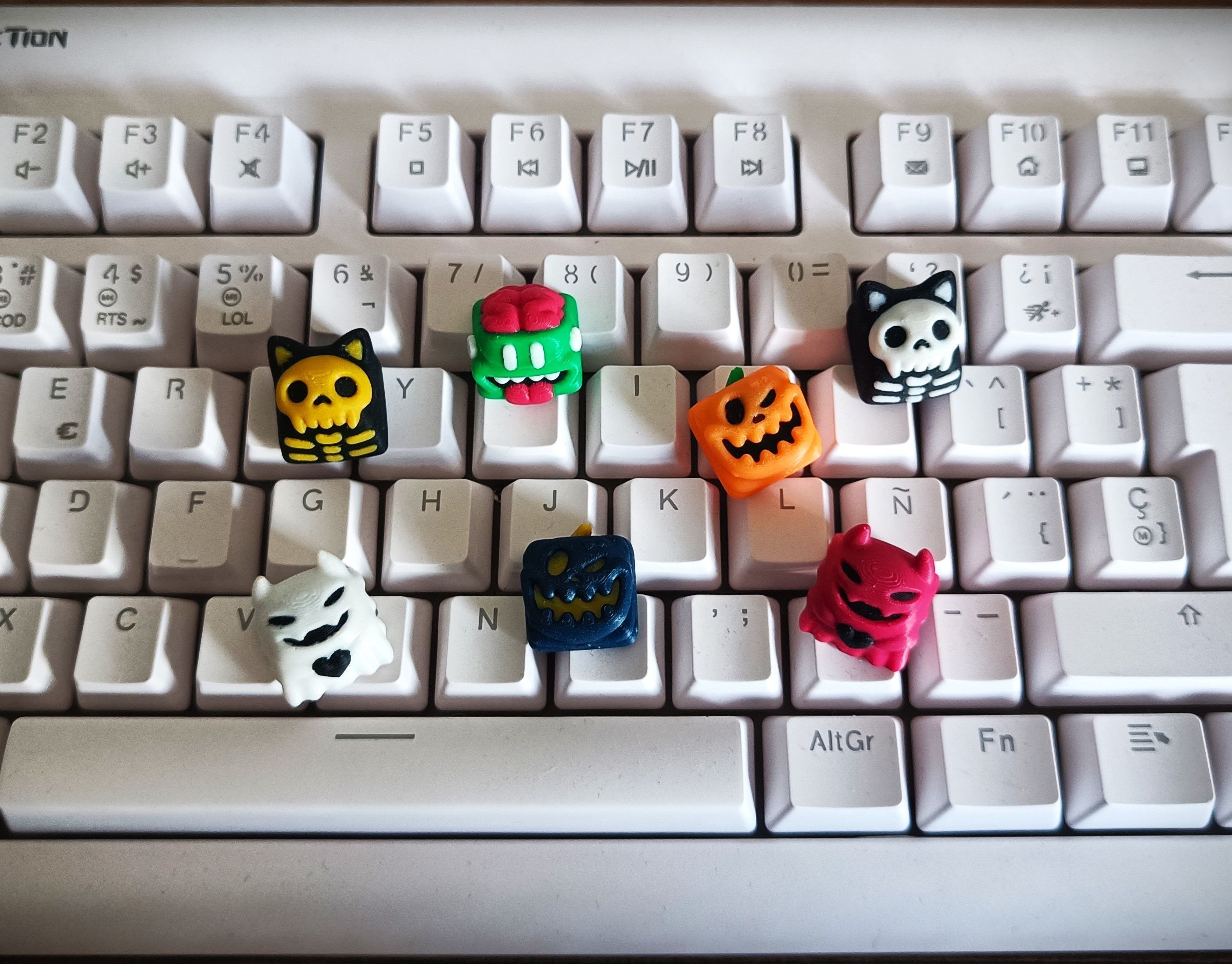 Kirby keycaps - Mechanical Keyboard 3D print model_5