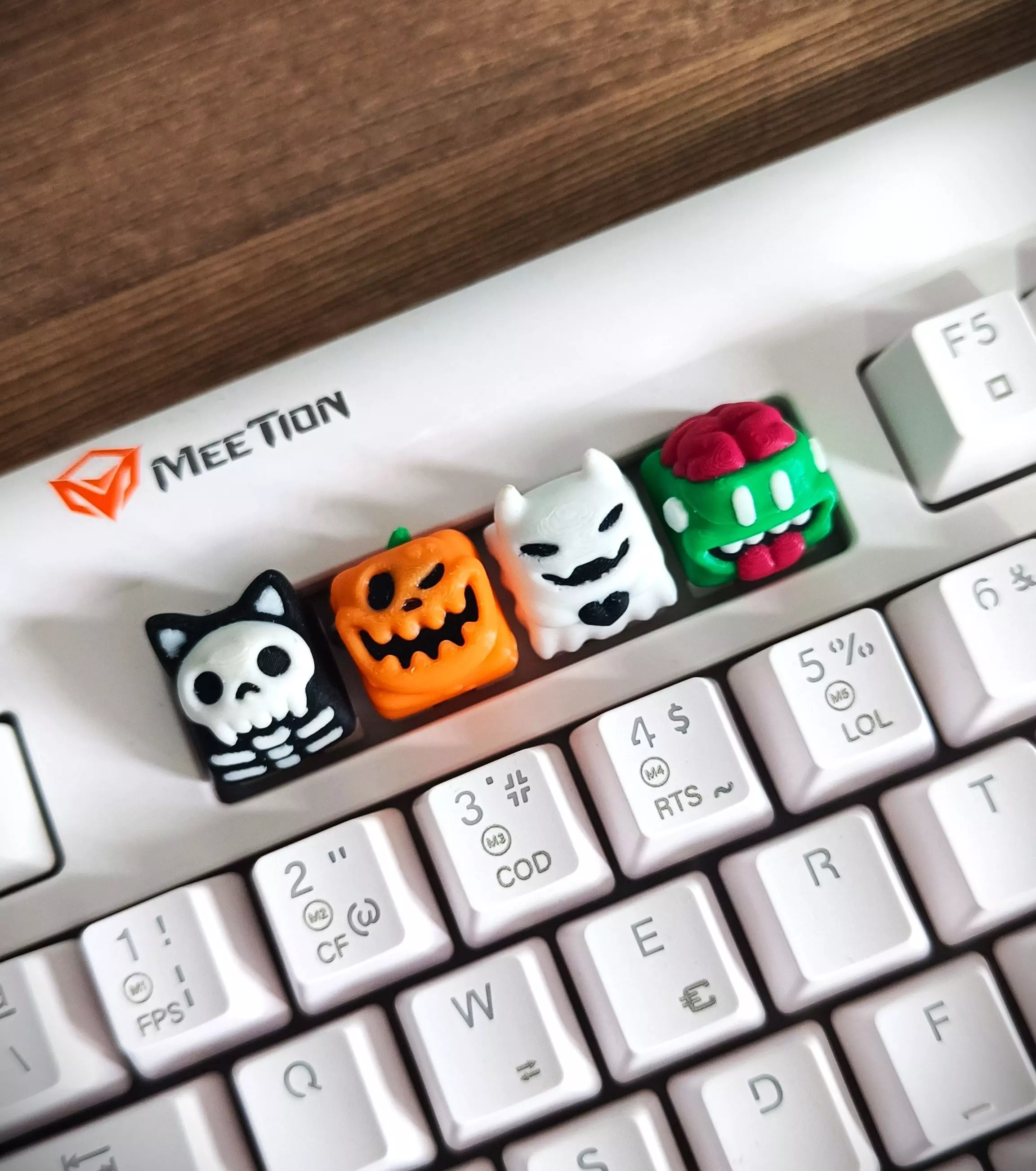 Kirby keycaps - Mechanical Keyboard 3D print model_1