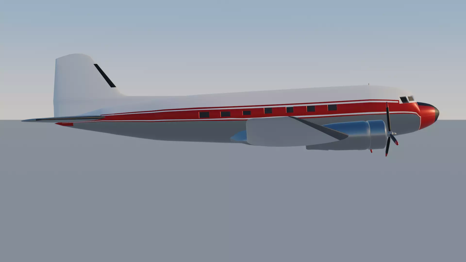 Dc-3 Mea demo Free 3D model