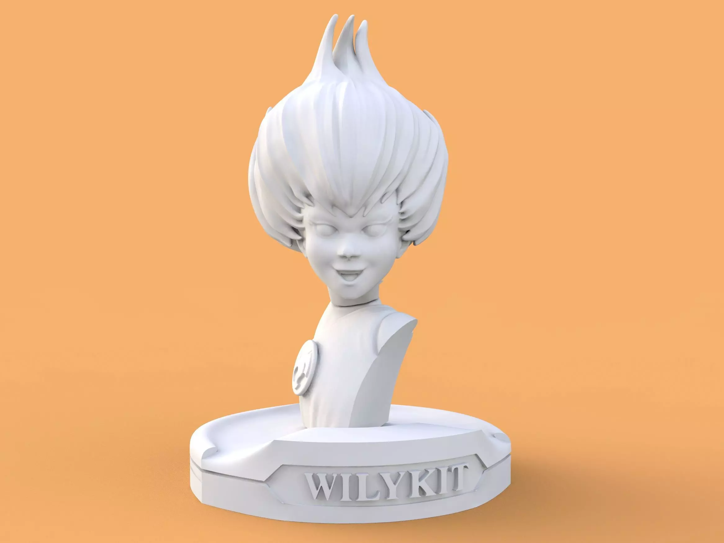 Wilykit Bust Thundercats STL CG Pyro STL 3d printing 3D print model