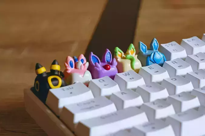 Eeveelutions v2 Keycaps - Mechanical Keyboard