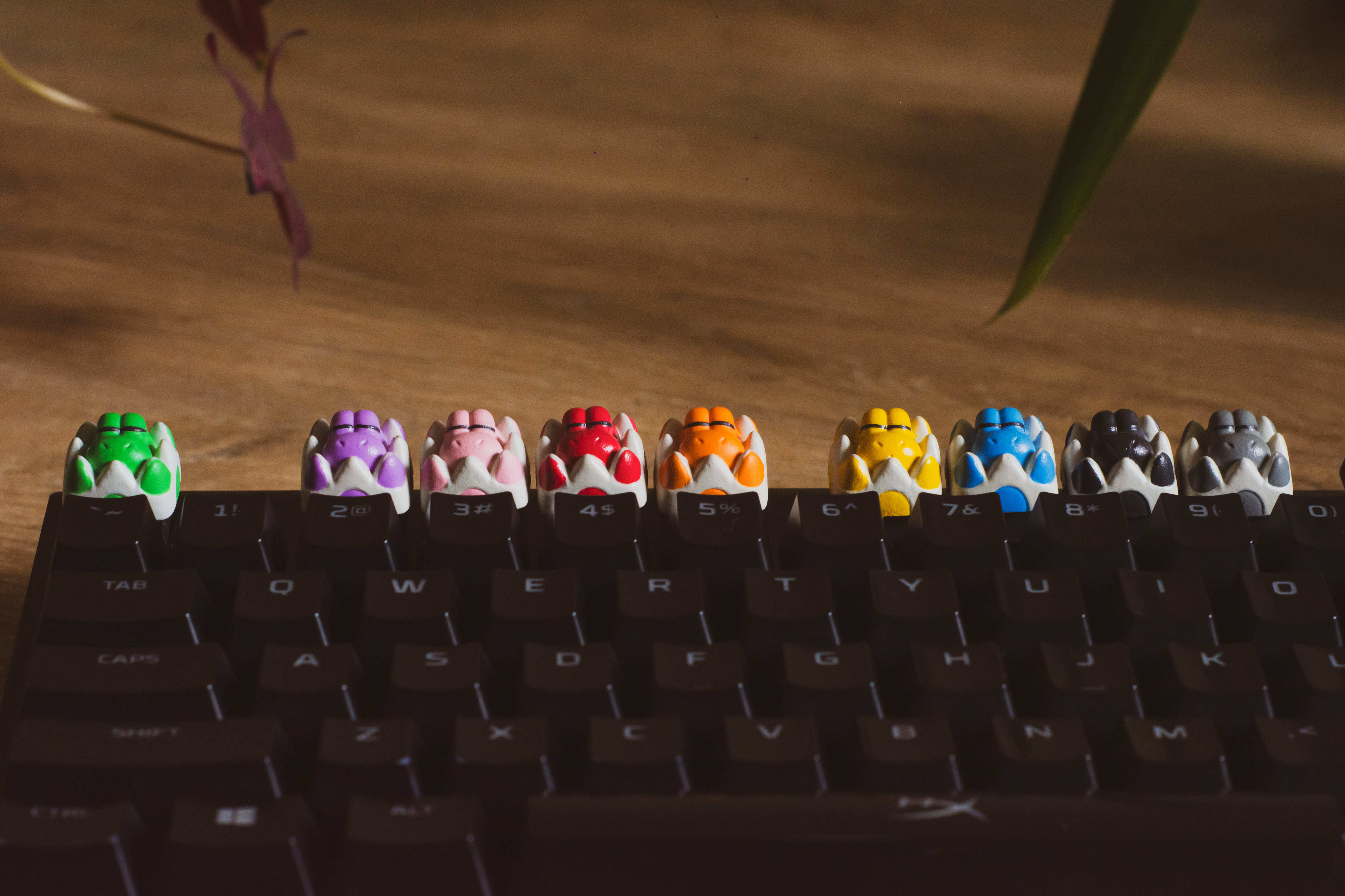 Evangelion UNIT 01-02 keycaps - Mechanical Keyboard 3D print model_2