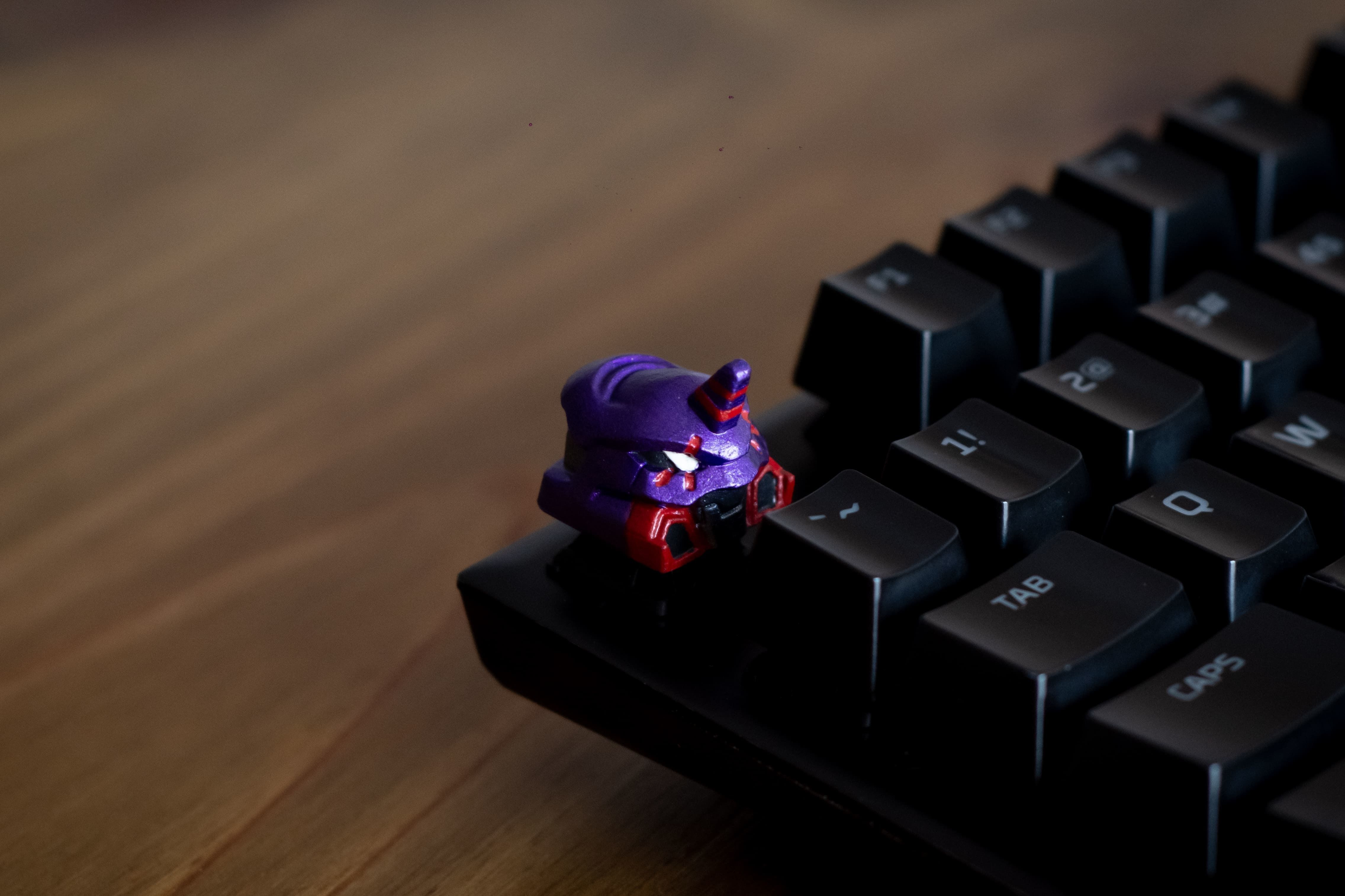 Evangelion UNIT 01-02 keycaps - Mechanical Keyboard 3D print model_31