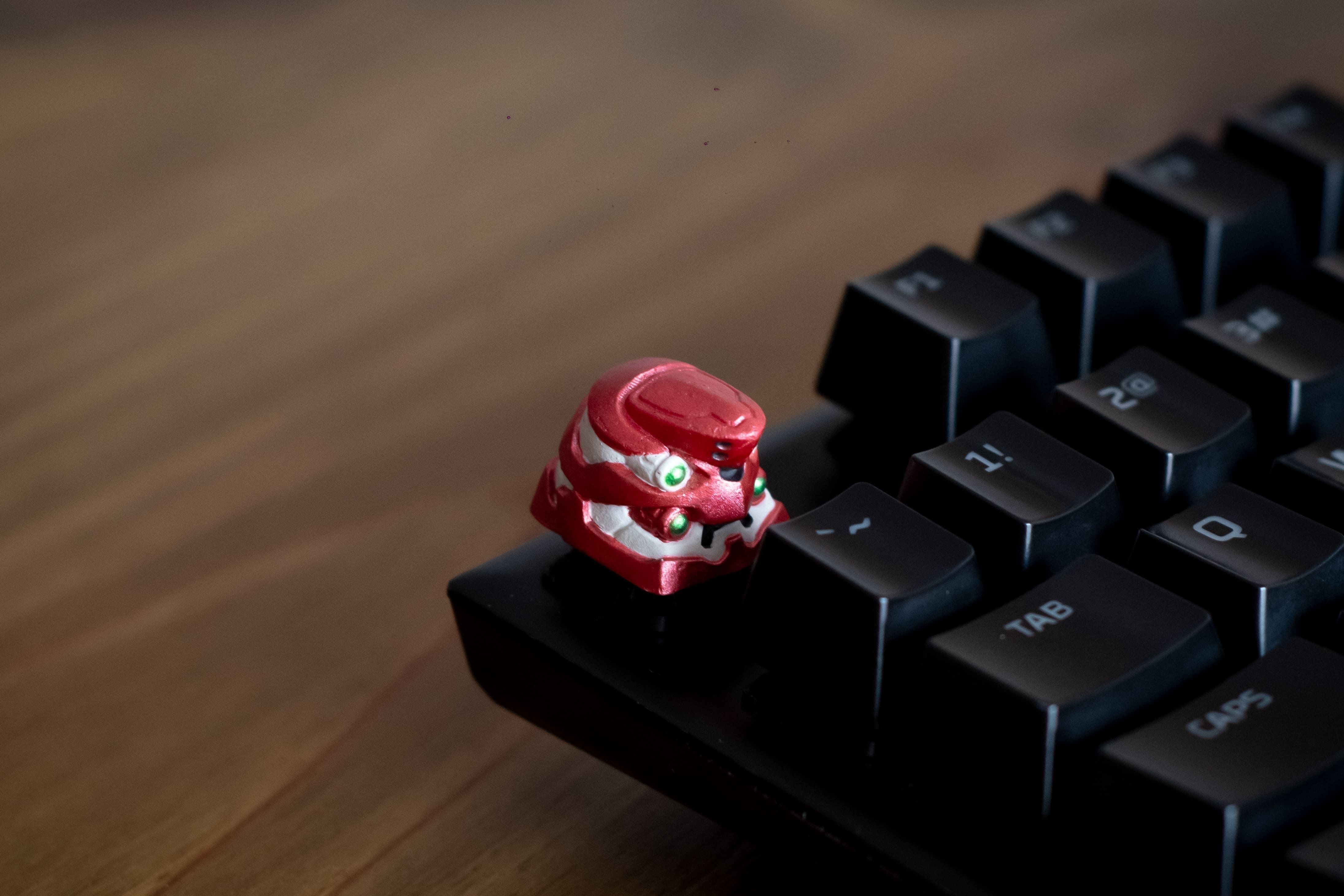 Evangelion UNIT 01-02 keycaps - Mechanical Keyboard 3D print model_15