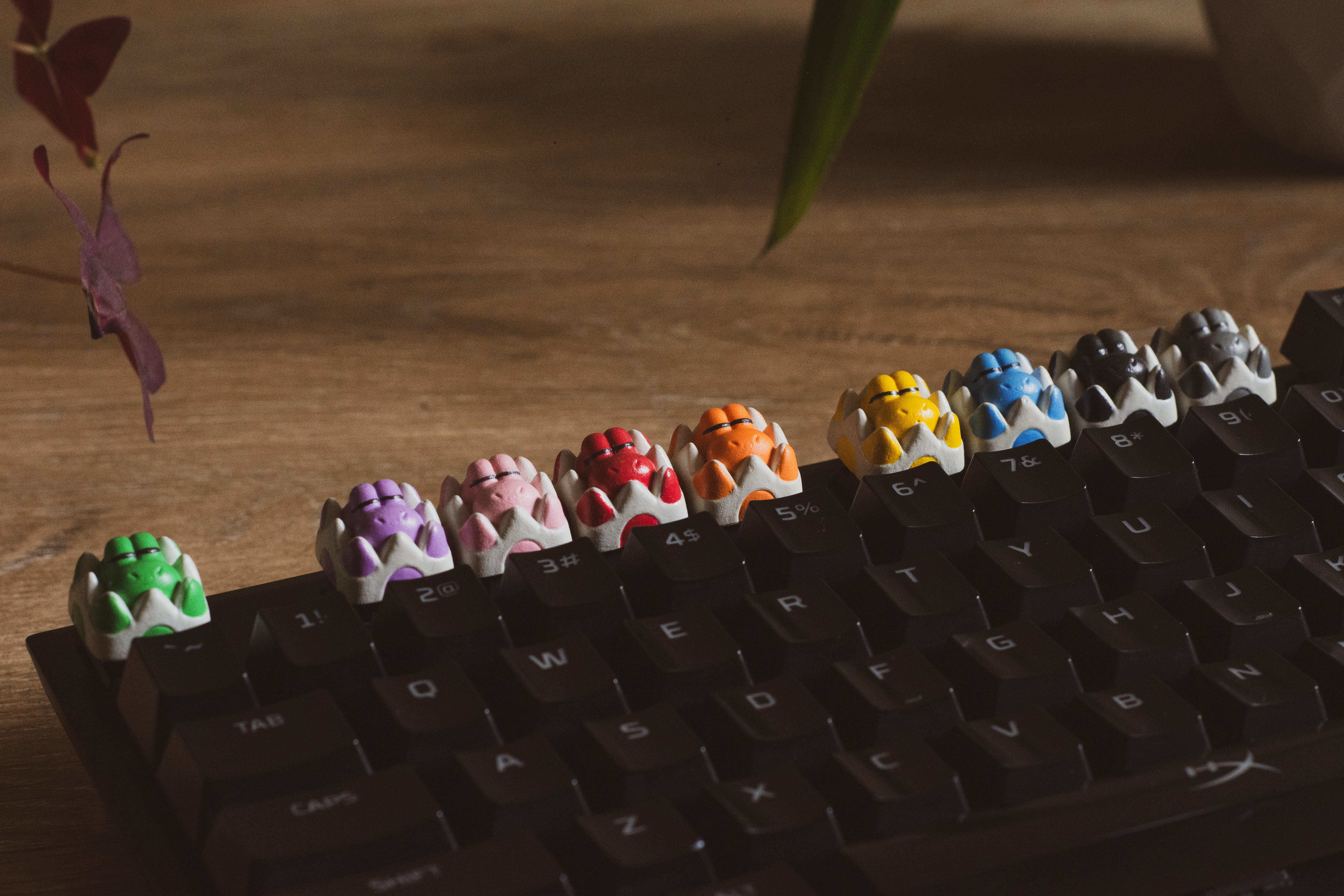 Evangelion UNIT 01-02 keycaps - Mechanical Keyboard 3D print model_30