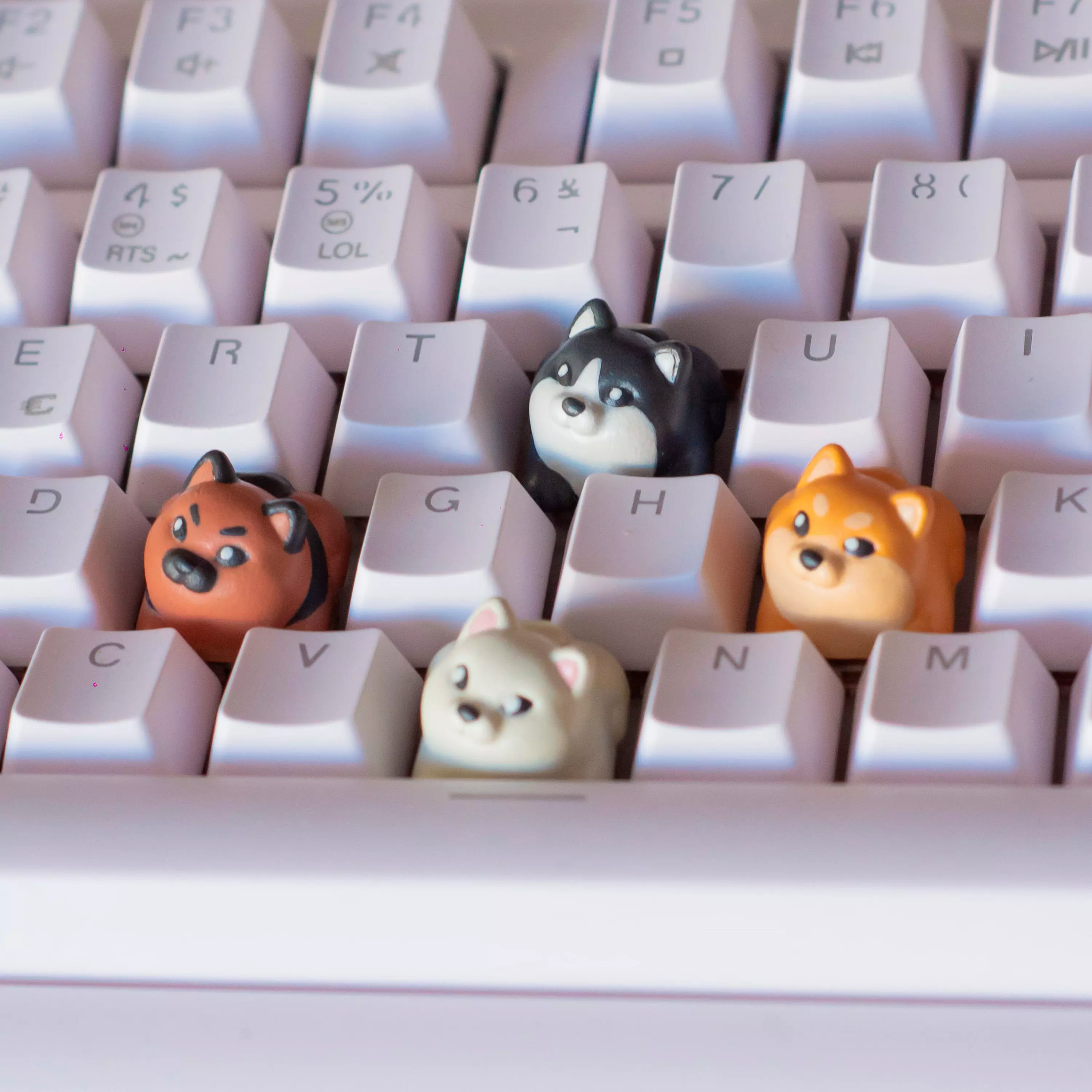 Doggies keycaps - Mechanical Keyboard 3D print model_0