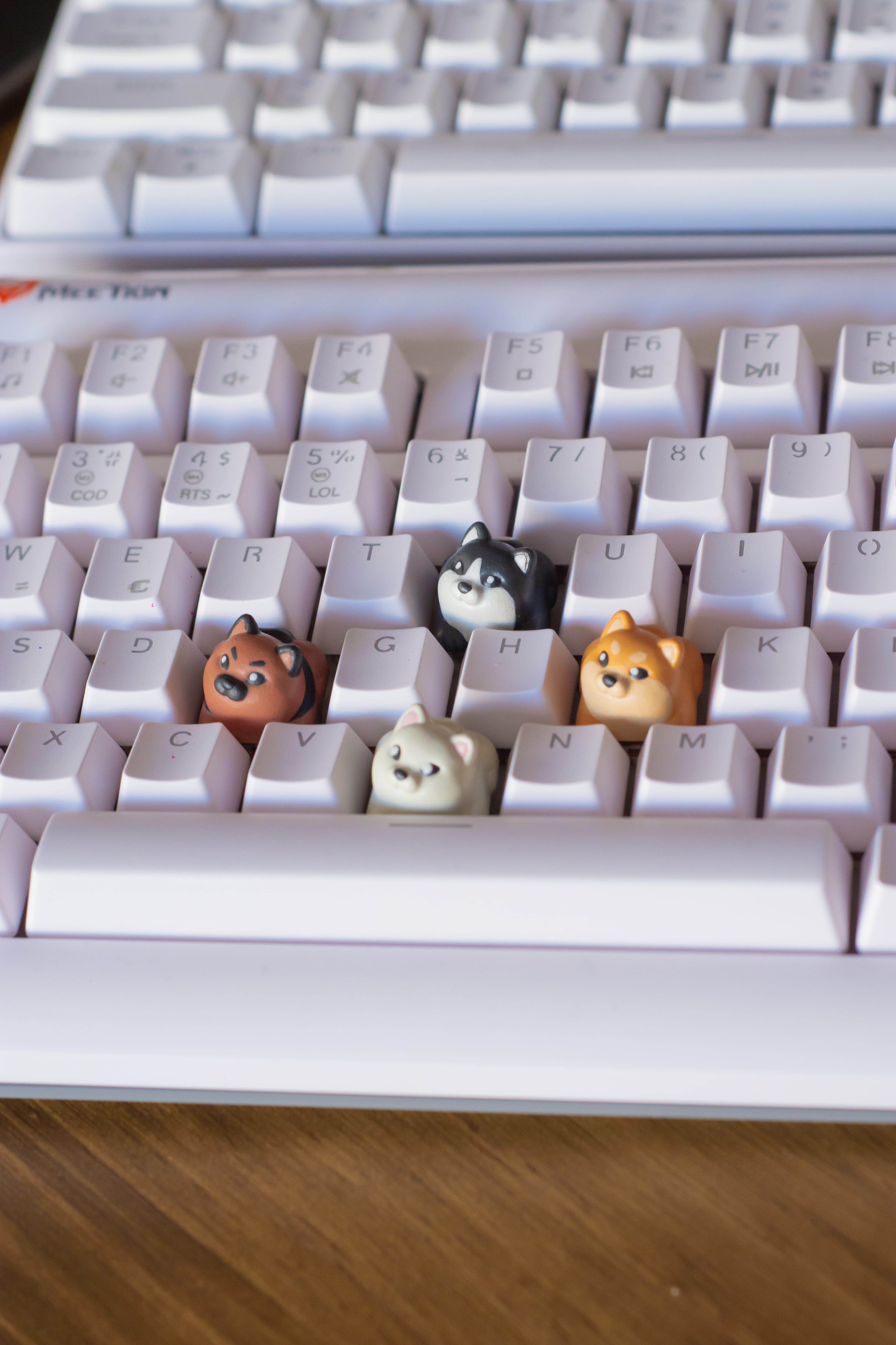 Doggies keycaps - Mechanical Keyboard 3D print model_5