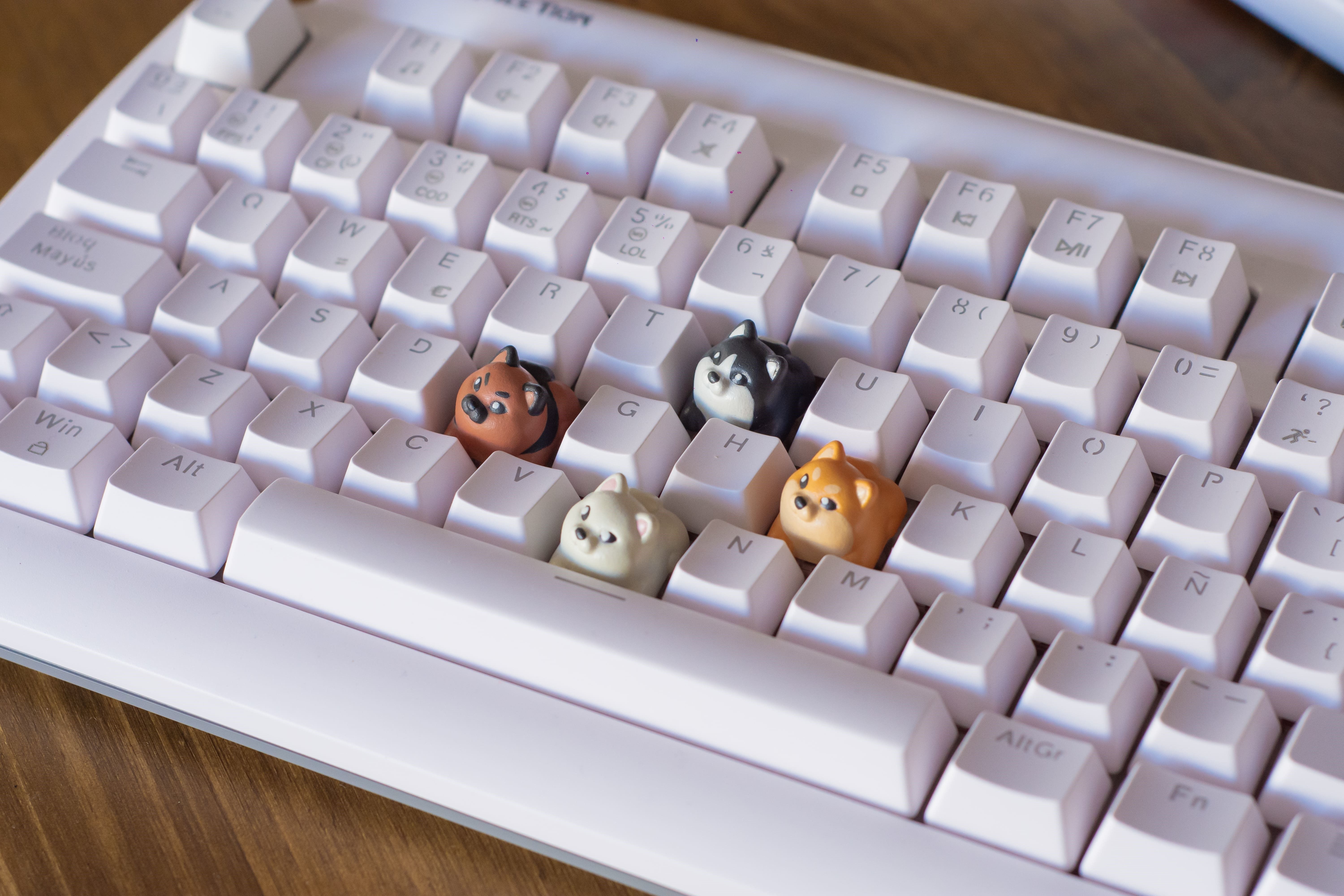 Doggies keycaps - Mechanical Keyboard 3D print model_1