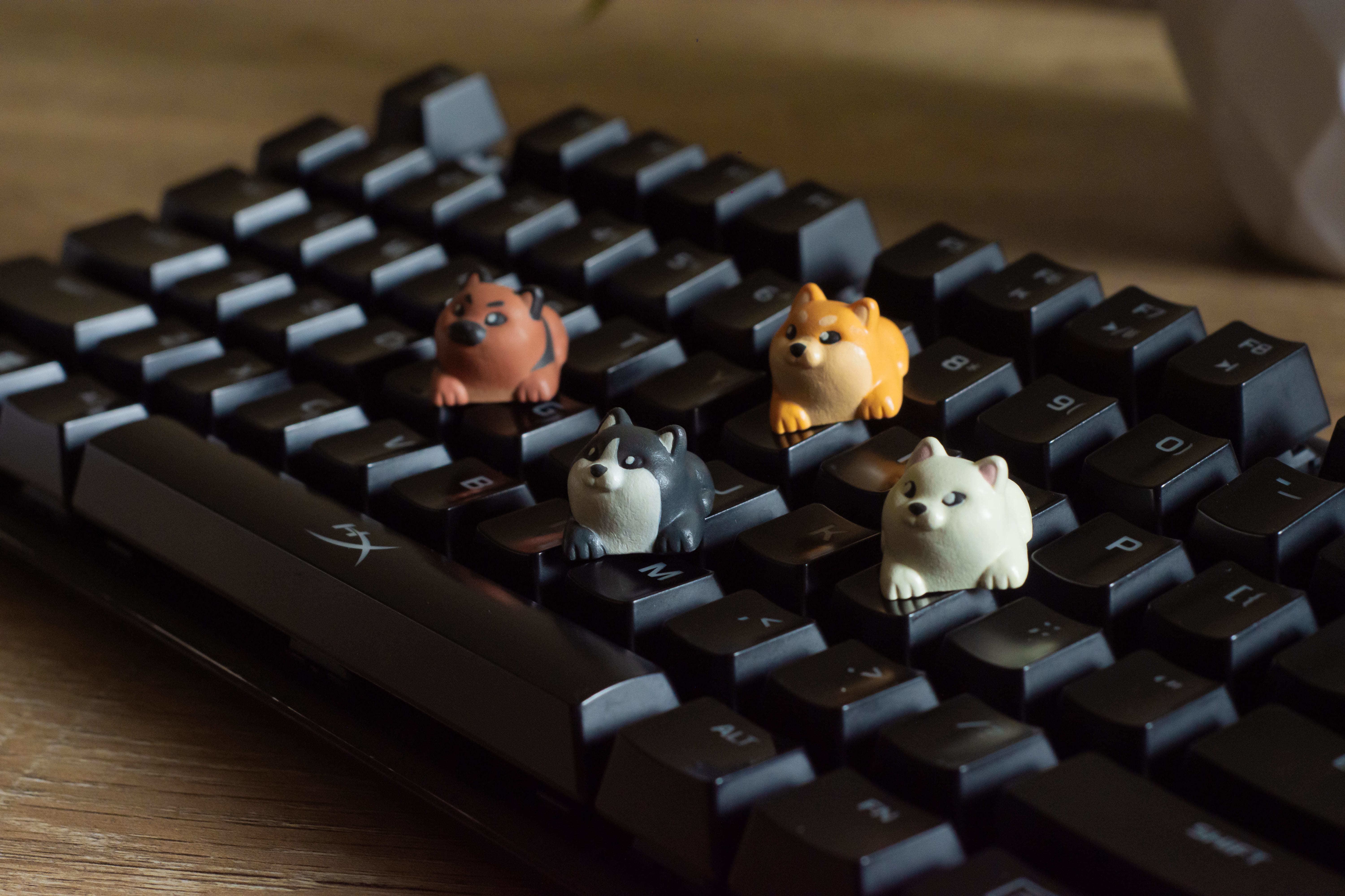 Doggies keycaps - Mechanical Keyboard 3D print model_8