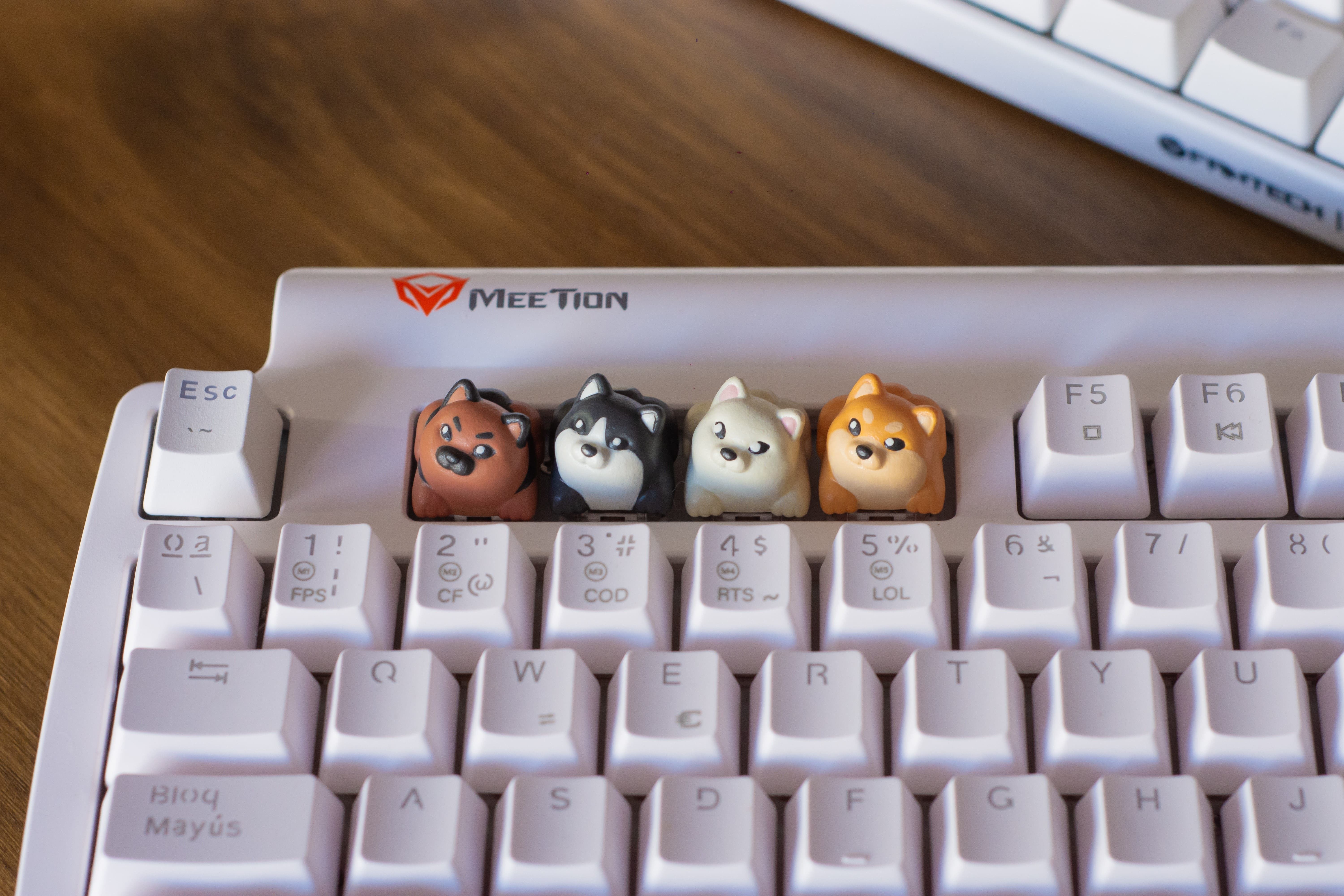 Doggies keycaps - Mechanical Keyboard 3D print model_4