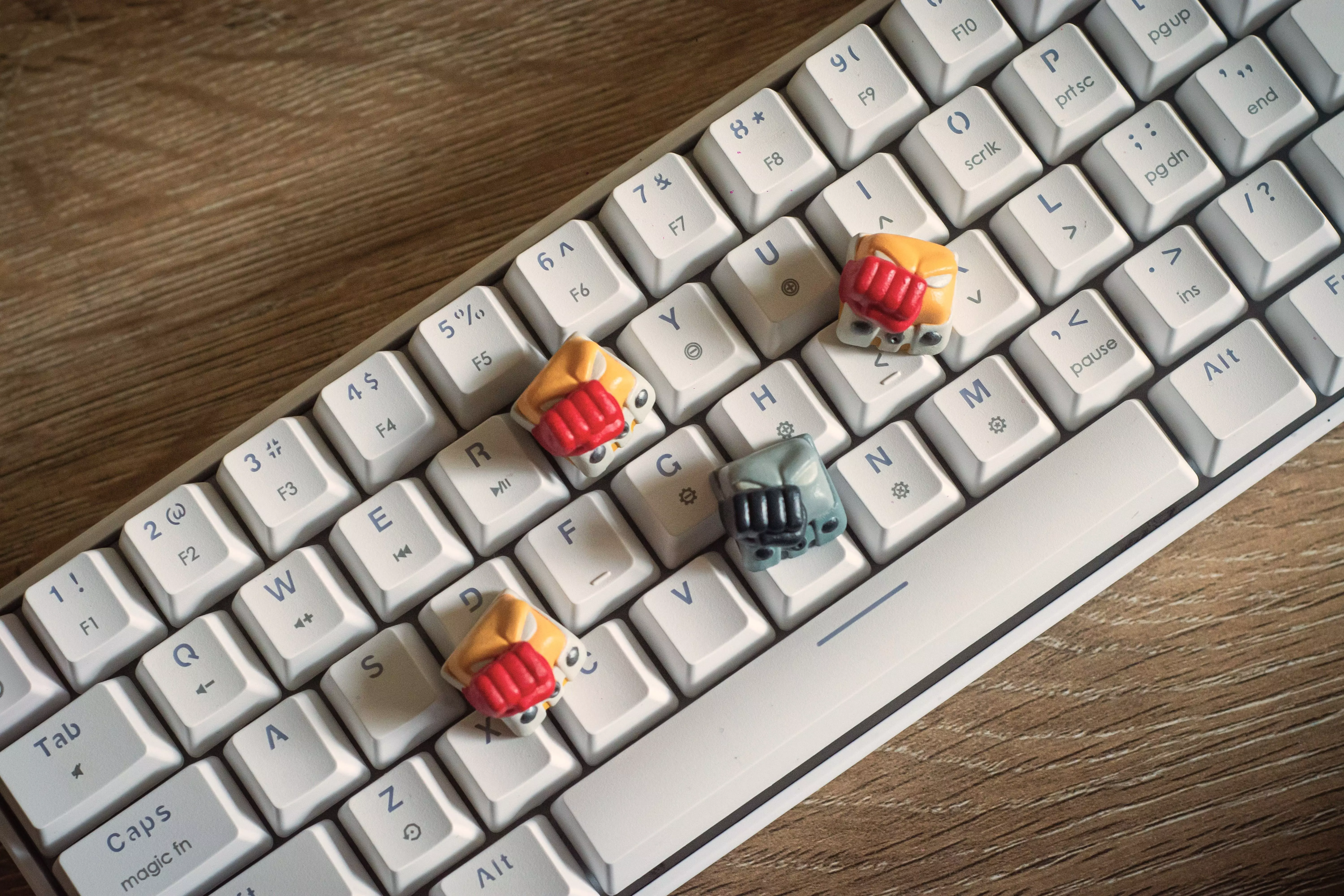 One punch keycap - Mechanical keyboard 3D print model_0