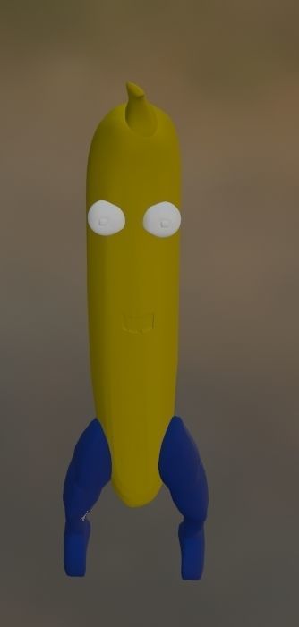 BANANA GUY 3D model_6