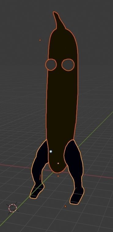 BANANA GUY 3D model_8